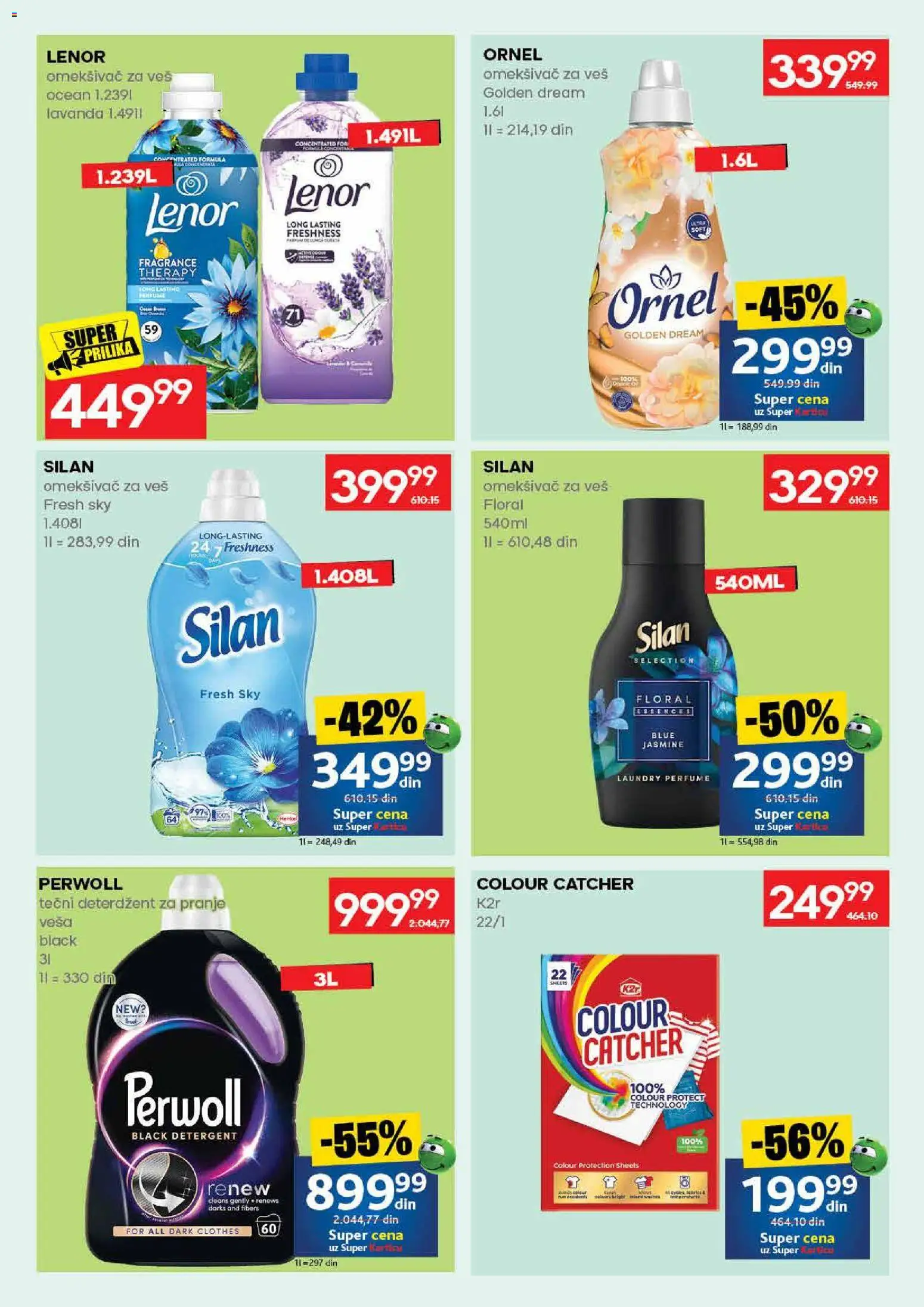 Roda katalog - važi od 31.08.2026 | Strana: 53 | Proizvode: Deterdžent, Lenor, Perwoll, Silan