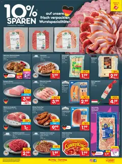 Netto Marken-Discount Prospekt ab 03.08.2026 gültig | Seite: 21 | Produkte: Bratwurst, Meica, Schweinerucken, Fleisch