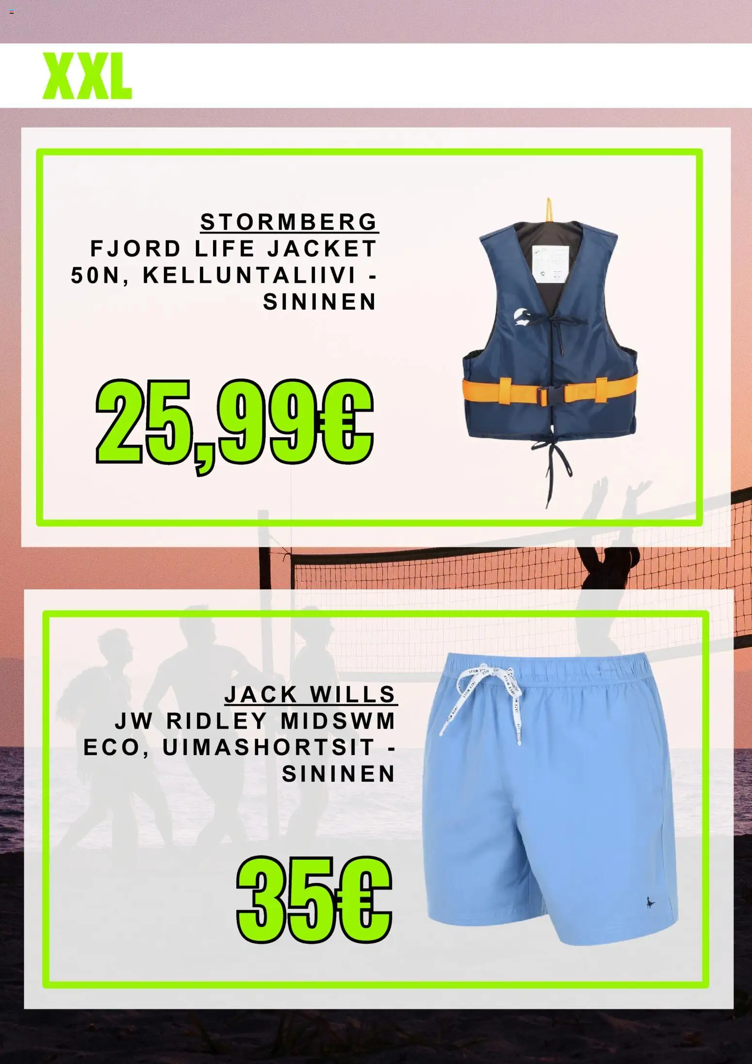 XXL tarjoukset – voimassa 19/06/2026 alkaen | Sivu: 3 | Tuotteet: Uimashortsit