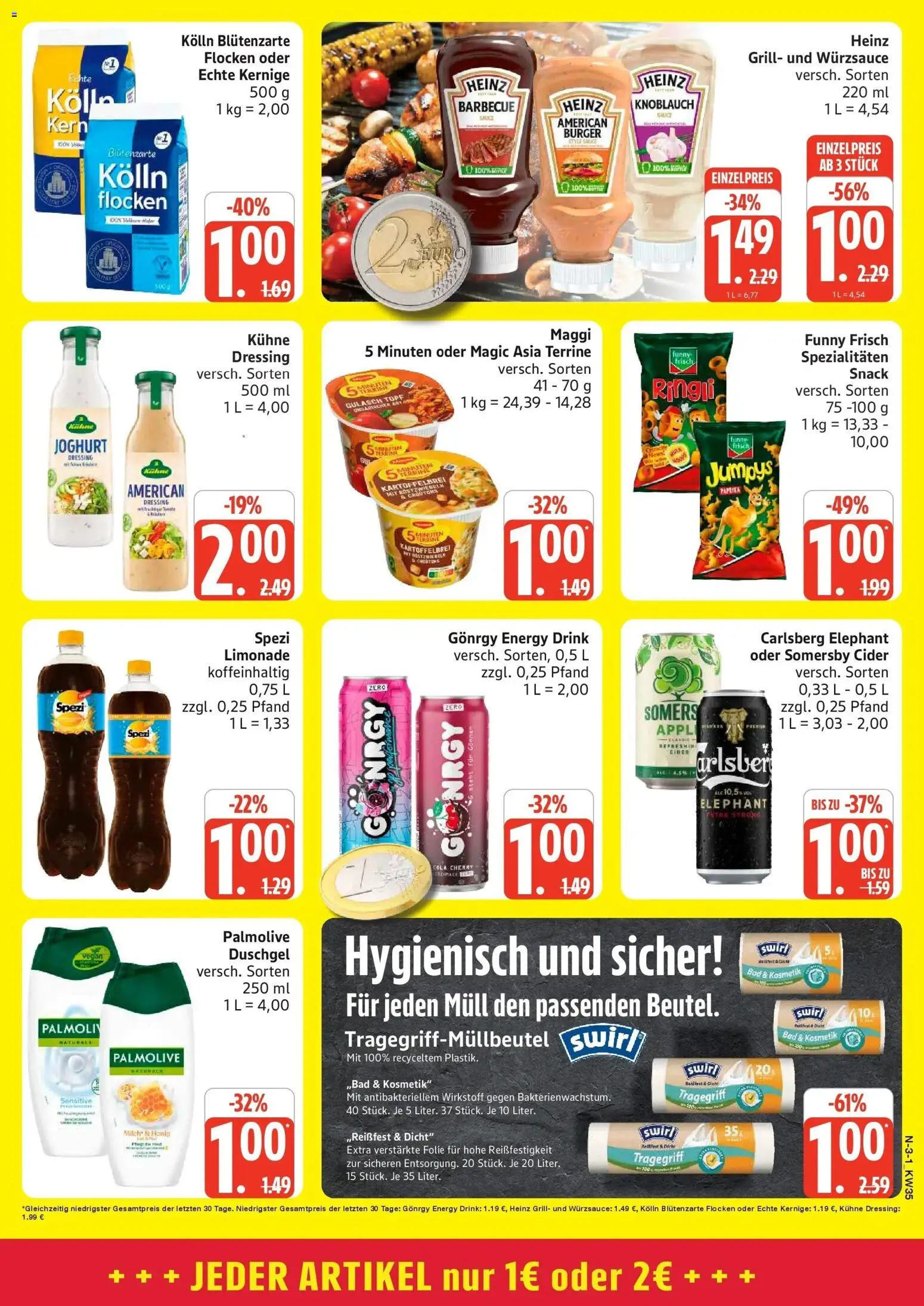 Marktkauf Prospekt Buxtehude (ab 24.08.2026) » Angebote online | Seite: 3 | Produkte: Funny frisch, Dressing, Knoblauch, Flocken
