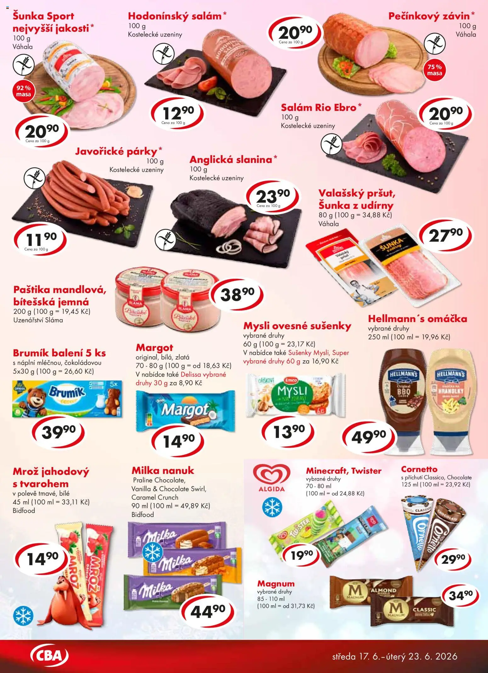 CBA leták - Premium od 17.06.2026 | Strana: 3 | Produkty: Nanuk, Salám, Uzeniny, Paštika