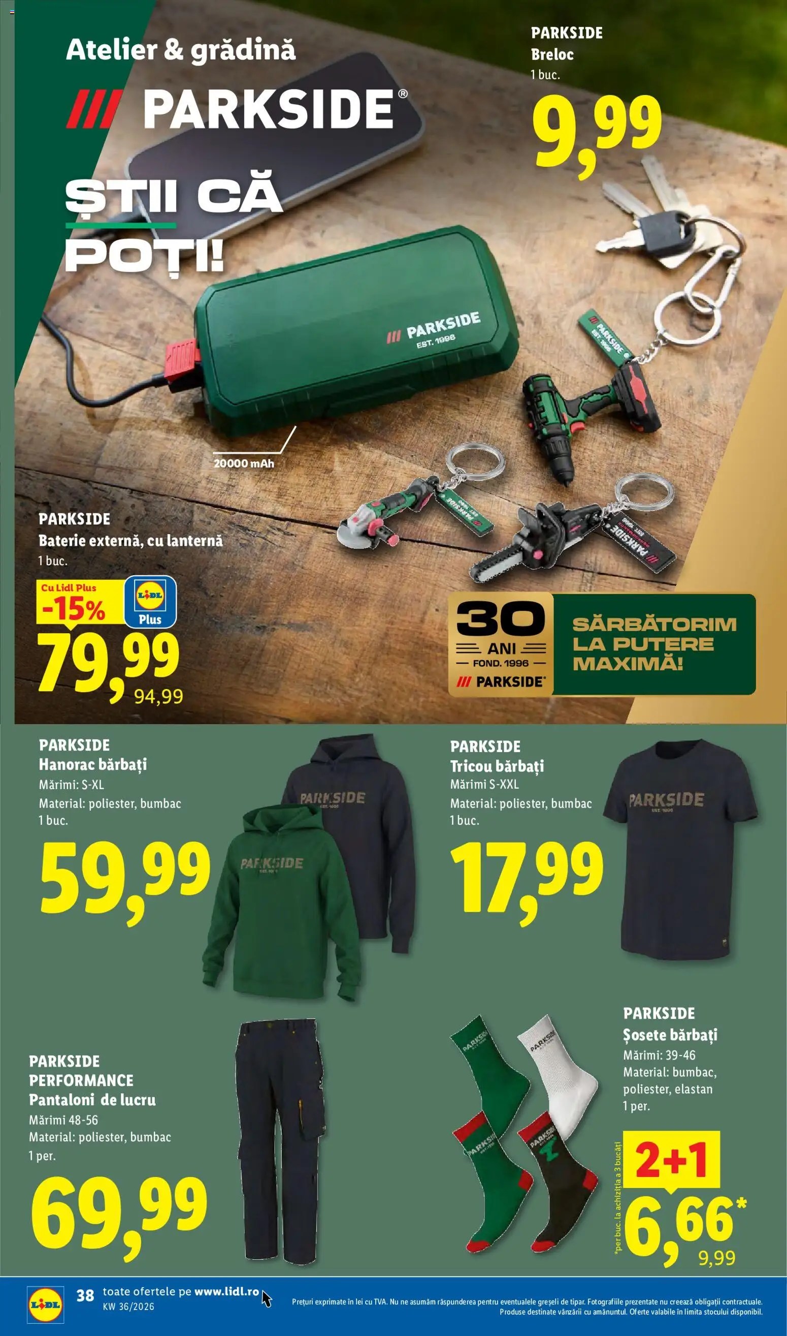 Noul catalog Lidl – valabil de la 31.08.2026 | Pagină: 38