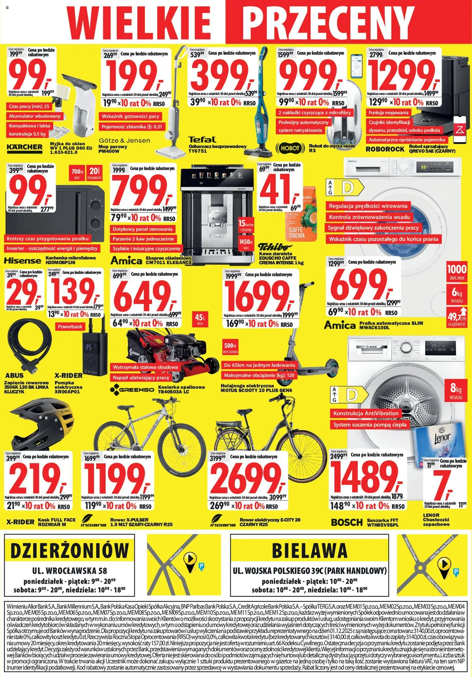 Mediaexpert promocje - Wielkie przeceny od 21.05.2026 | Strona: 8 | Produkty: Kuchenka mikrofalowa, Ekspres ciśnieniowy, Rower, Mop parowy