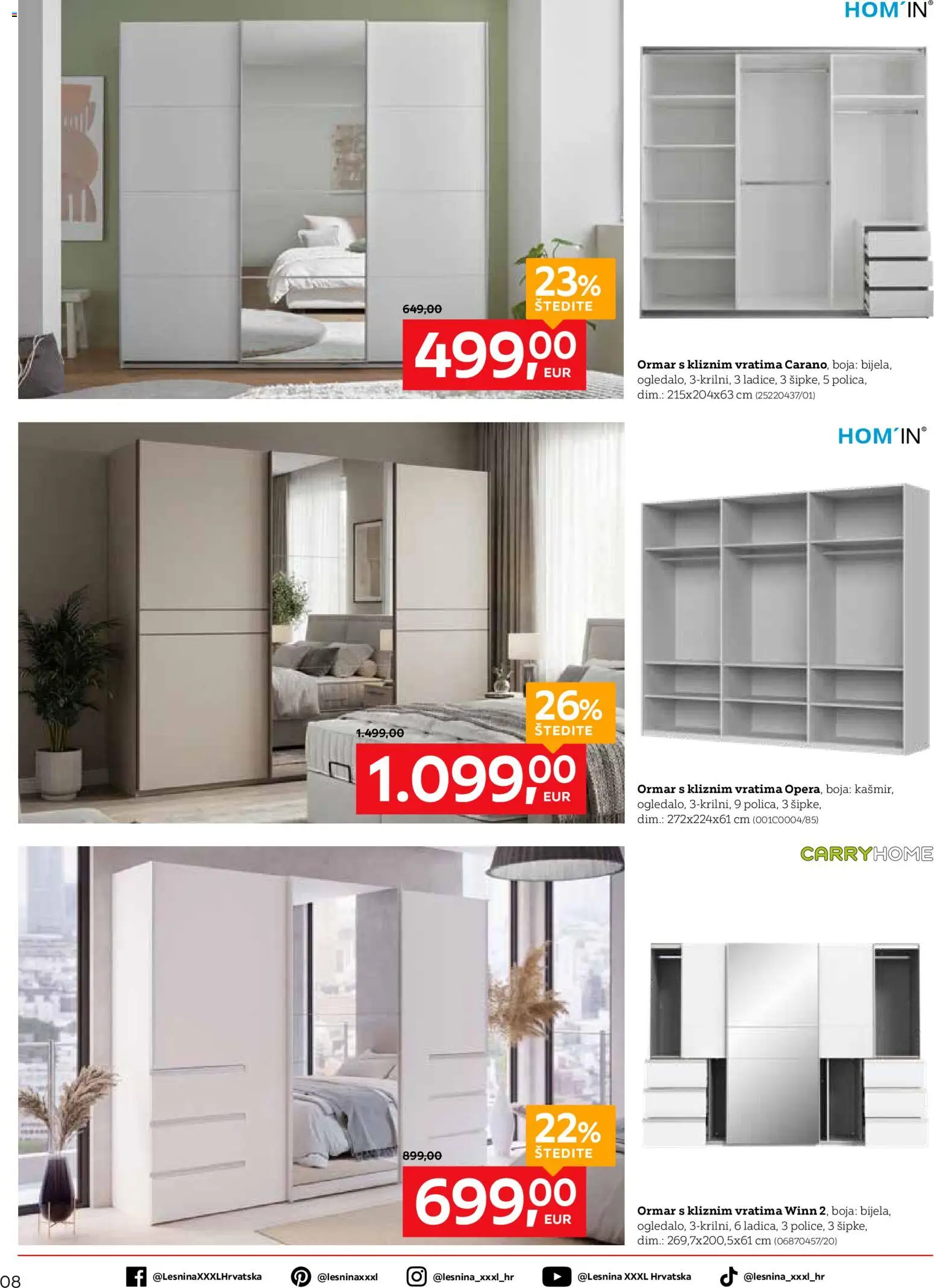 Lesnina katalog | vrijedi od 01.06.2026 | Stranica: 8 | Proizvodi: Ormar