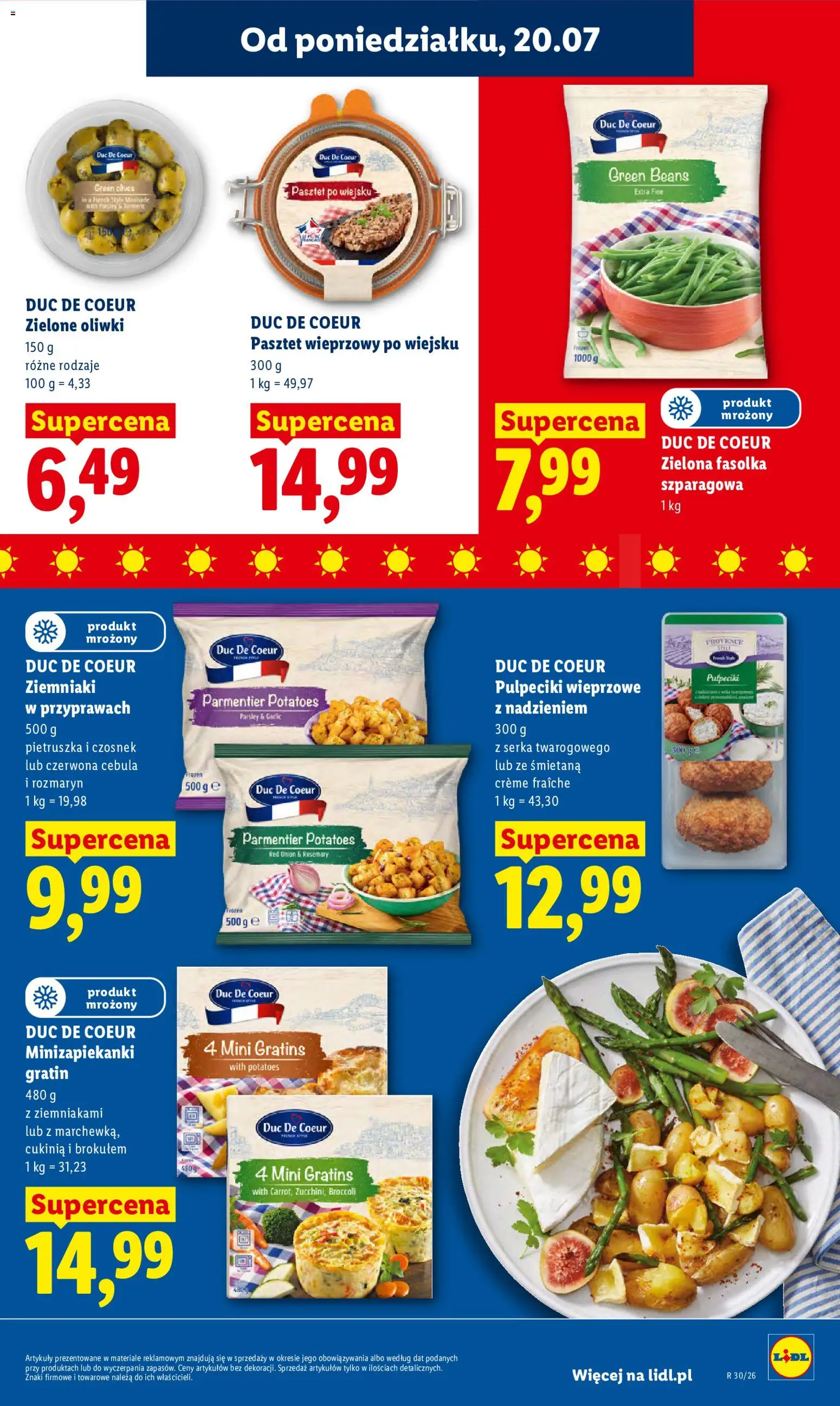 Lidl gazetka od 20.07.2026 | Strona: 55 | Produkty: Czosnek, Crème fraîche, Cebula, Cukinia