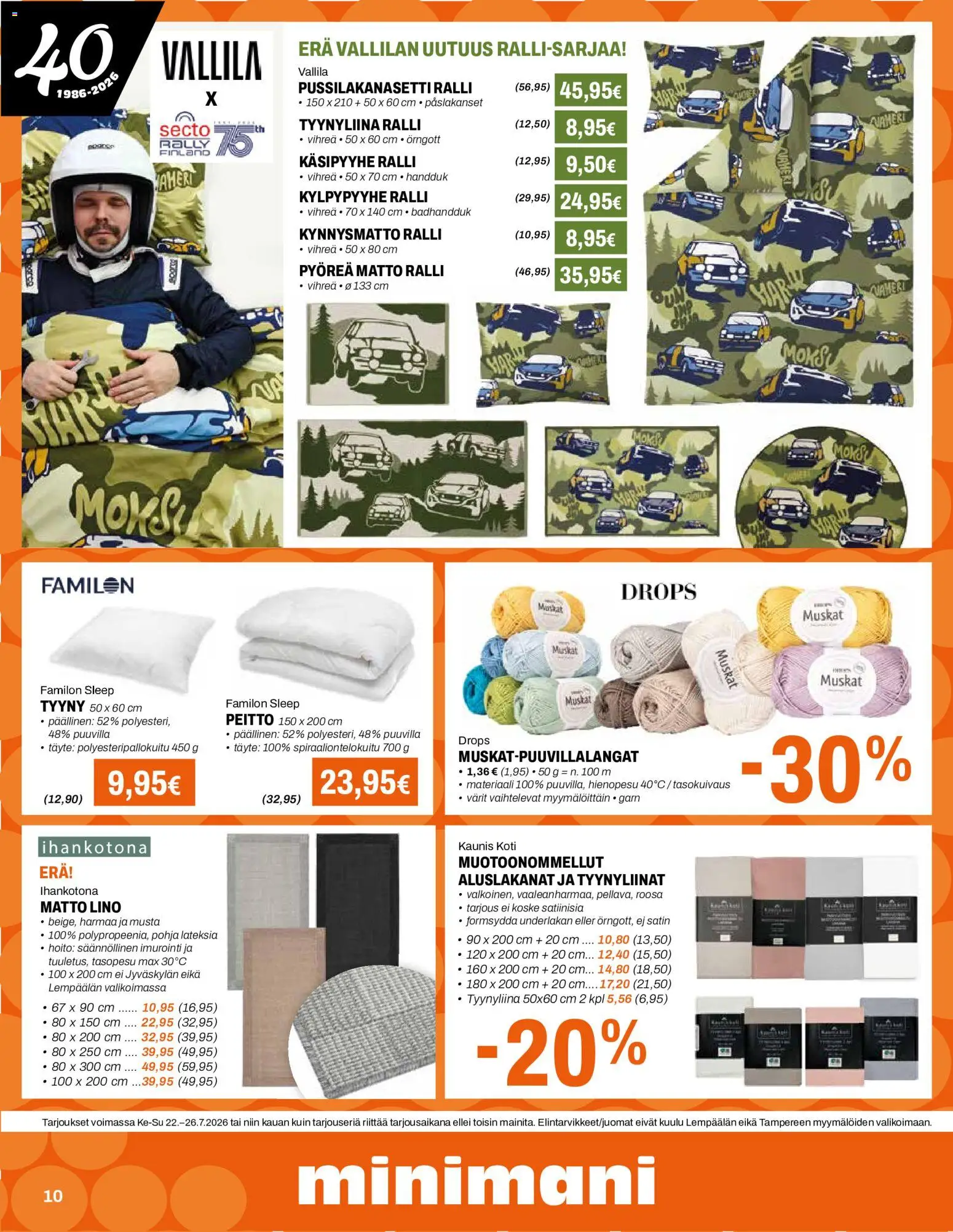 Minimani tarjoukset – voimassa 22/07/2026 alkaen | Sivu: 10