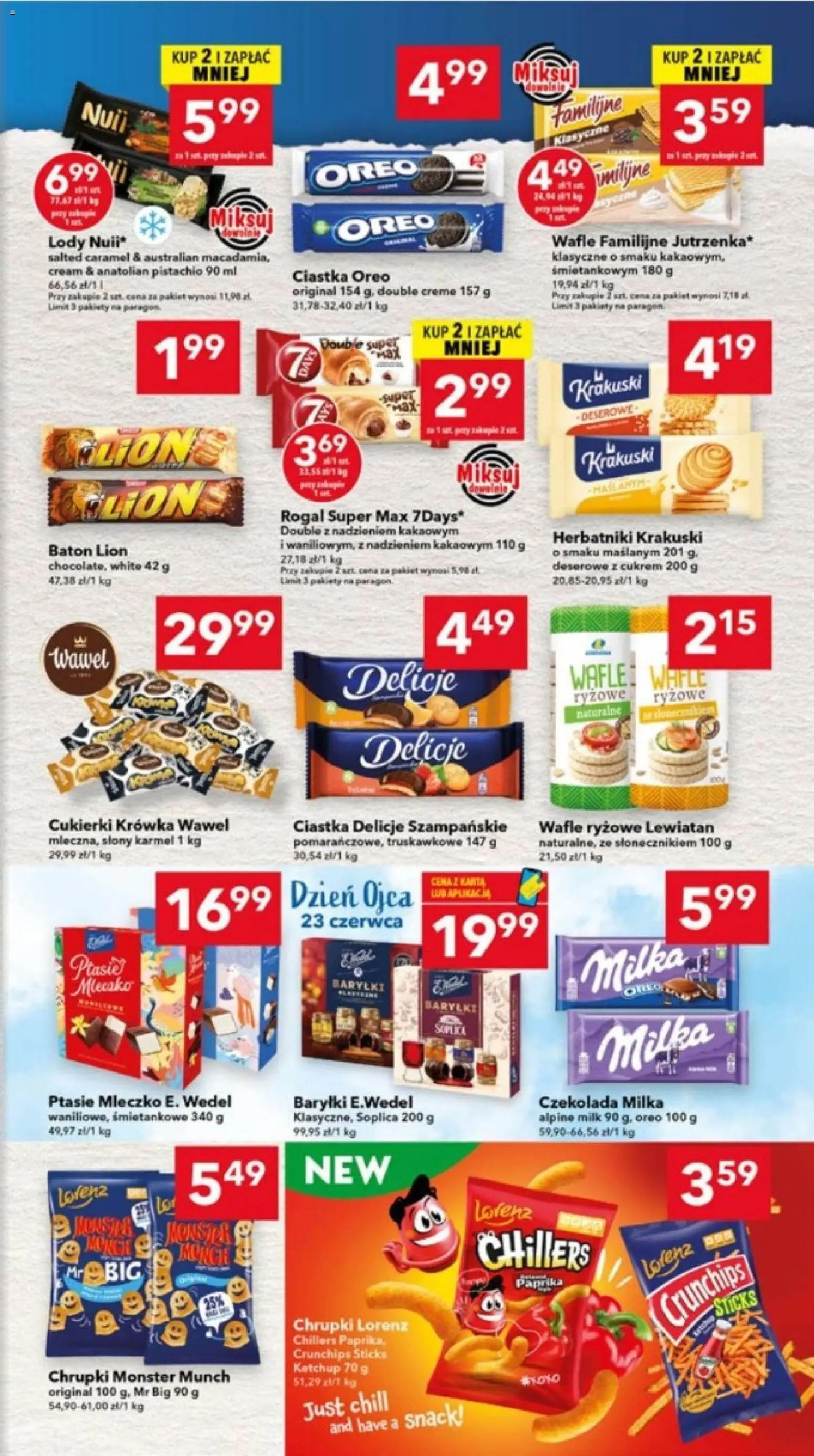 Lewiatan gazetka - Ostrów Wielkopolski od 18.06.2026 | Strona: 5 | Produkty: Ketchup, Wafle, Czekolada milka, Baton