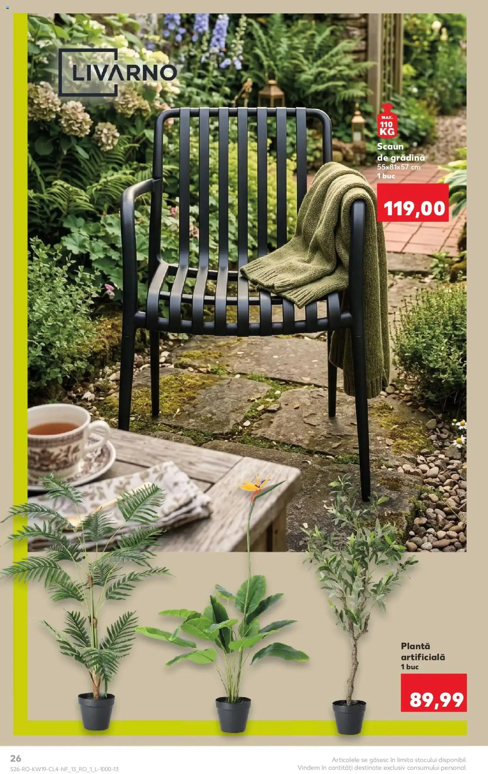 Noul catalog Kaufland – valabil de la 06.05.2026 | Pagină: 26 | Produse: Scaun