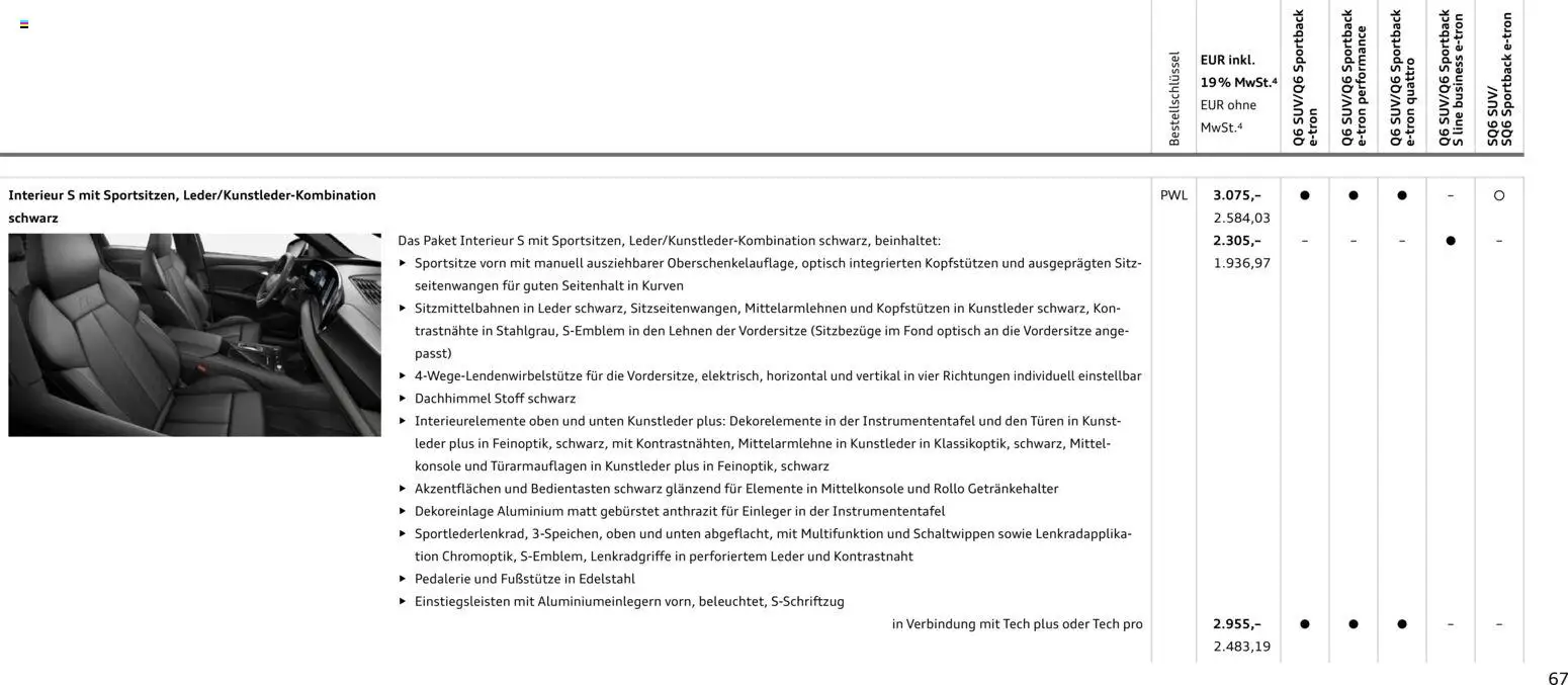 Audi Prospekt 	 – gültig ab 28.10.2025 | Seite: 67