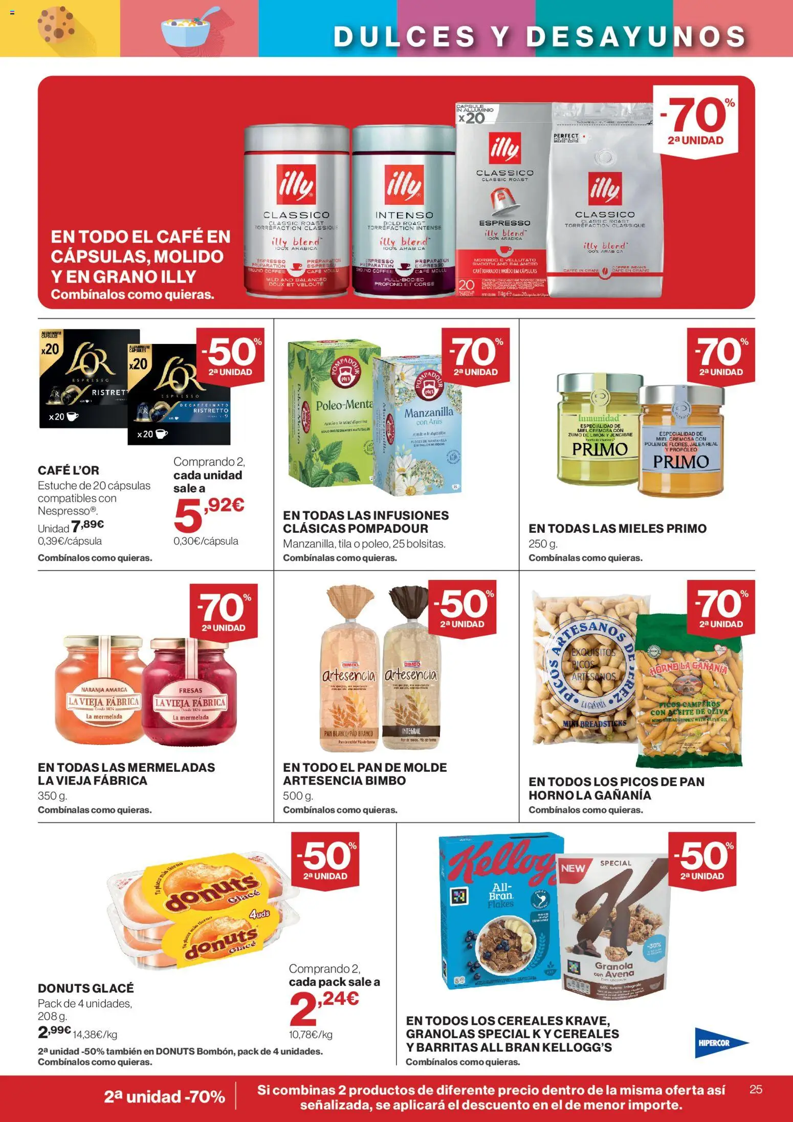 Hipercor catálogo │ válido desde el 24/09/2026 | Página: 25 | Productos: Cápsulas, Café, Limón, Fresas