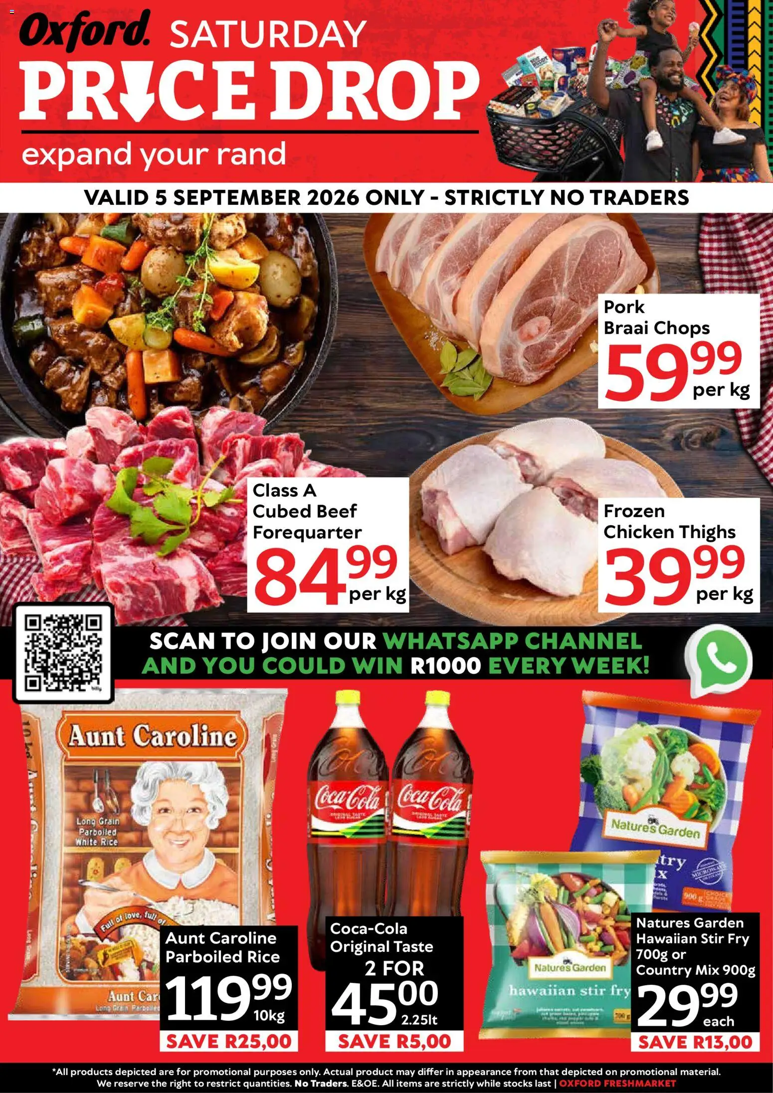 New Oxford Freshmarket catalogue – valid from 05/09/2026 | Page: 1 | Products: Chicken, Rice, Thighs, Beef