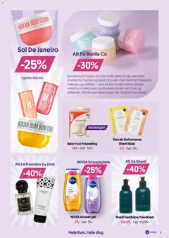 Forhåndsvisning av Vita kundeavis gyldig fra 14/09/2026 | Side: 7 | Produkter: Sheet Mask, Shower Gel, Vann, Solkrem