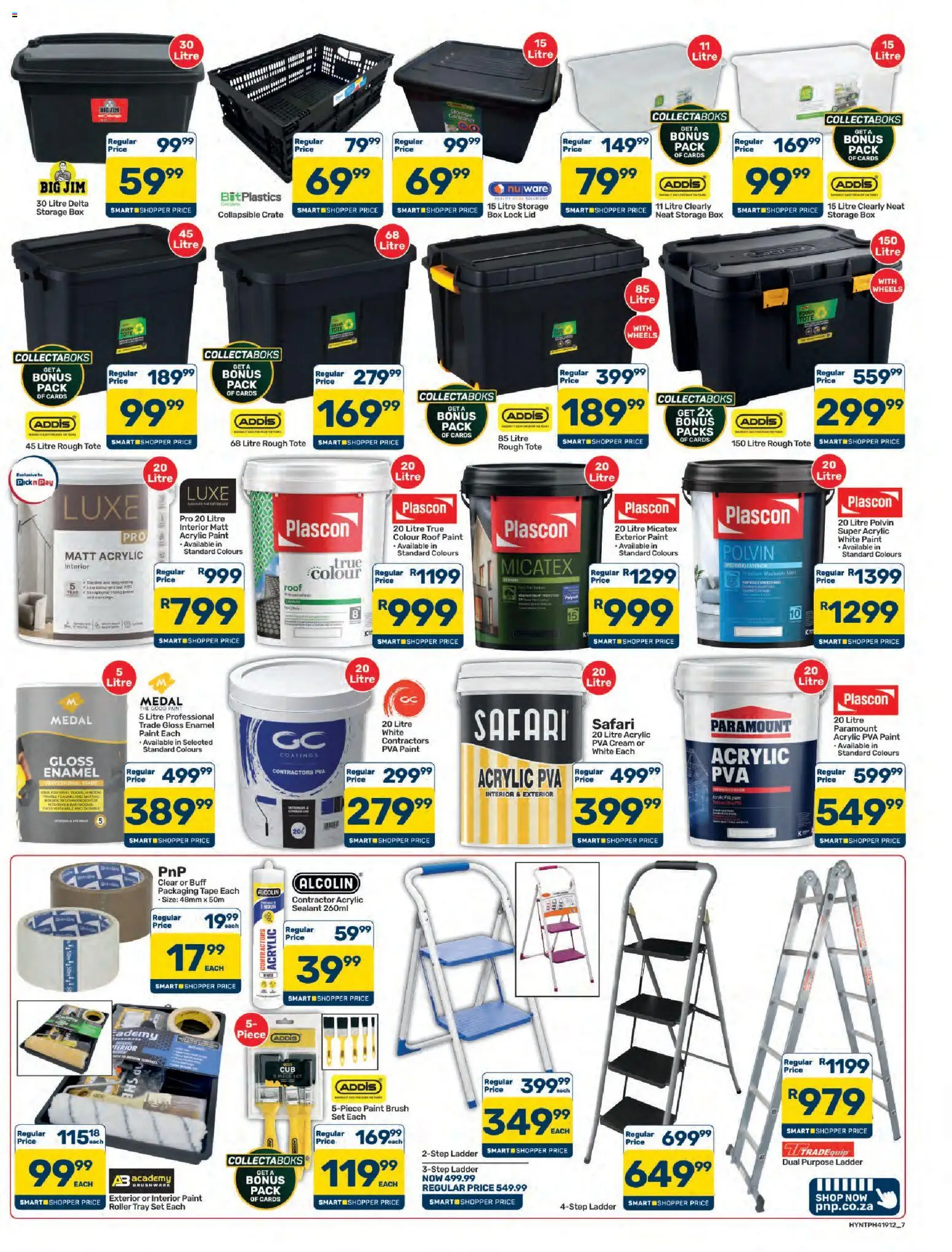 New Pick n Pay catalogue – valid from 20/10/2026 | Page: 7 | Products: Gloss, Paint, Brush, Enamel