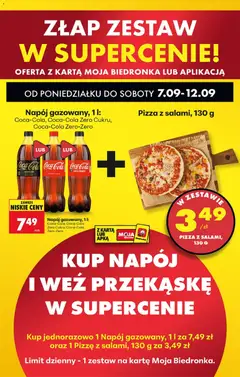 Pogląd oferty "Napój gazowany, 1 l: Coca-Cola, Coca-Cola Zero Cukru, Coca-Cola Zero-Zero, Napój gazowany, 1 l" - ważna od 07.09.2026 | Strona: 35