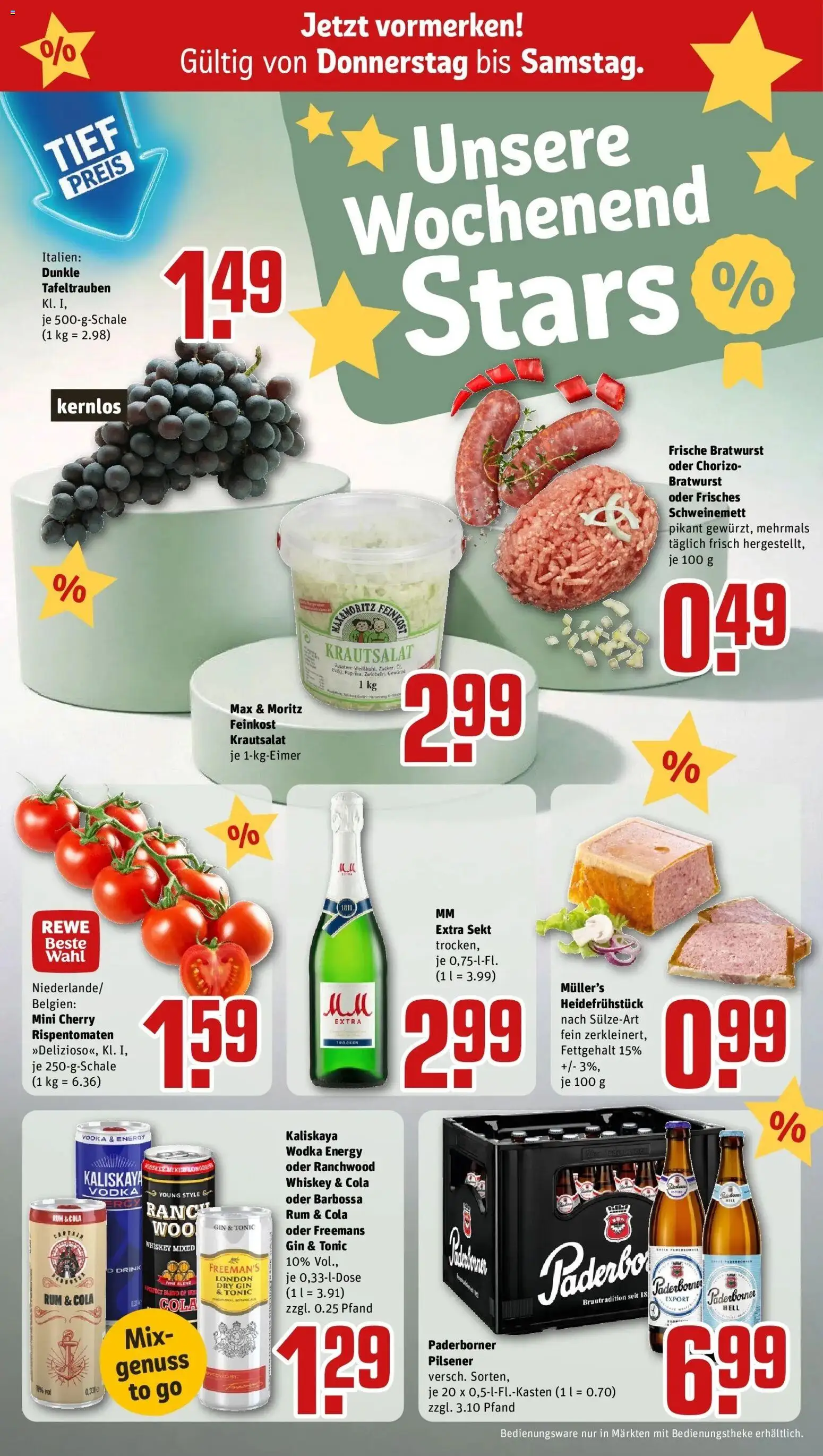 Rewe Prospekt Lippstadt / Bad Waldliesborn – gültig ab 27.07.2026 | Seite: 27 | Produkte: Cola, Gewürze, Vodka, Whiskey