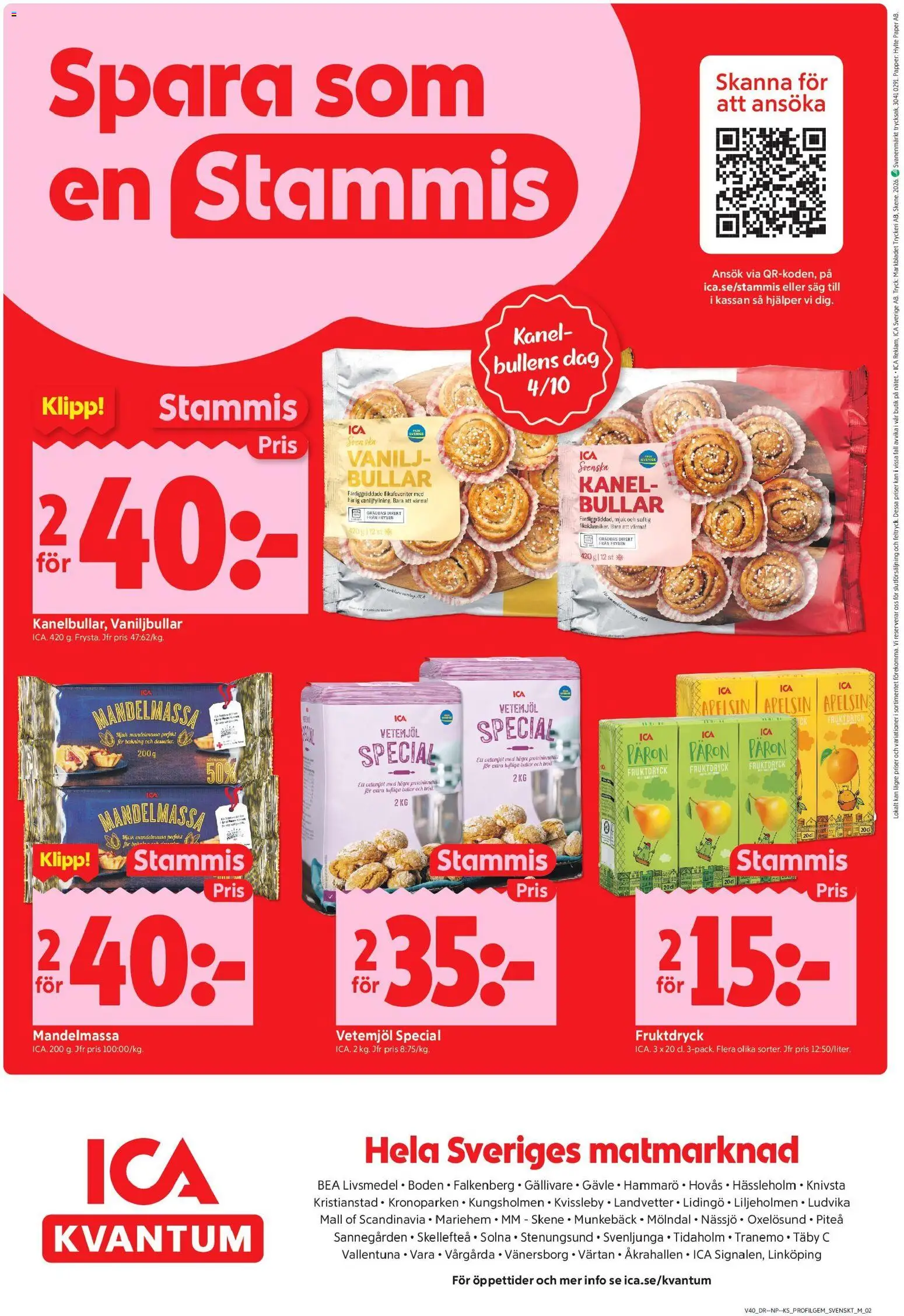 ICA Kvantum reklamblad aktuell från 28/09/2026 | Sida: 10
