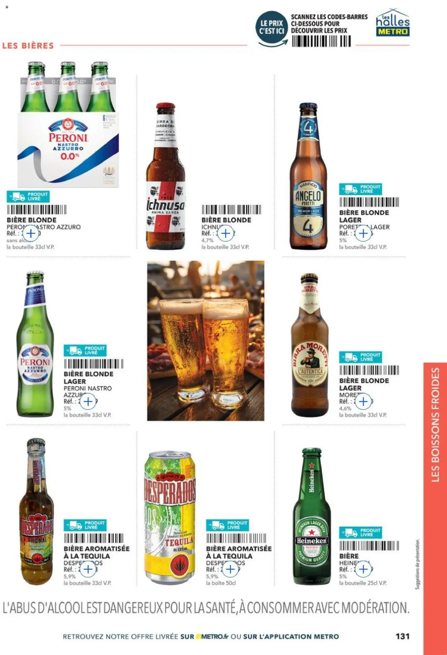 {H1} | Page: 131 | Produits: Tequila, Bière, Heineken, Livre