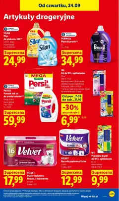 Pogląd oferty "VELVET Papier toaletowy Rituals, 3-warstwowy, 16 rolek" - ważna od 24.09.2026 | Strona: 99