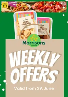 Preview of Weekly offers Morrisons valid from 29/06/2026