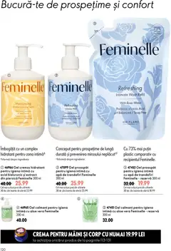 Ofertele Oriflame valabile de la 17.06.2026 | Pagină: 120 | Produse: Piersică, Aloe vera, Cremă, Apă