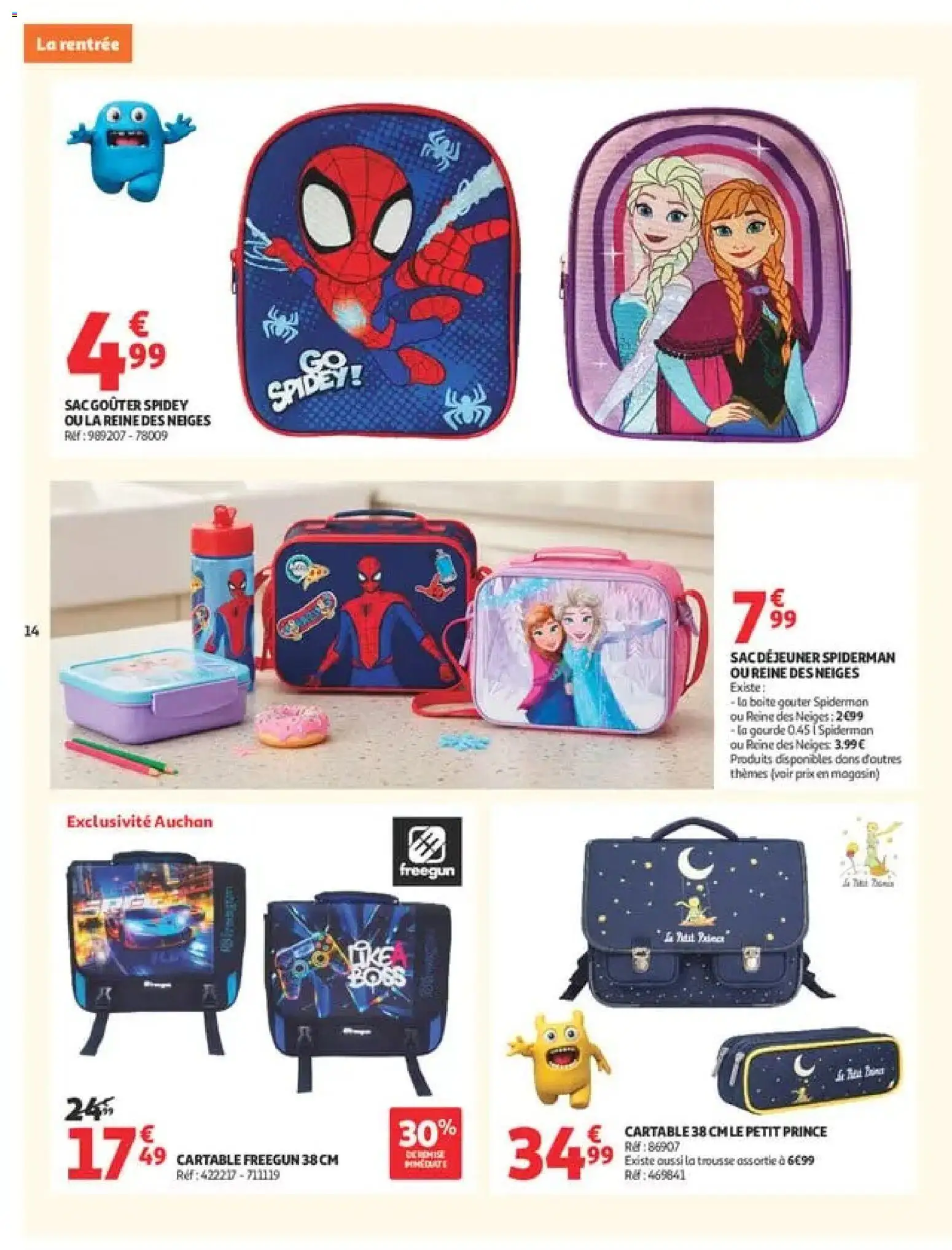 {H1} | Page: 14 | Produits: Sac, Gourde, Cartable