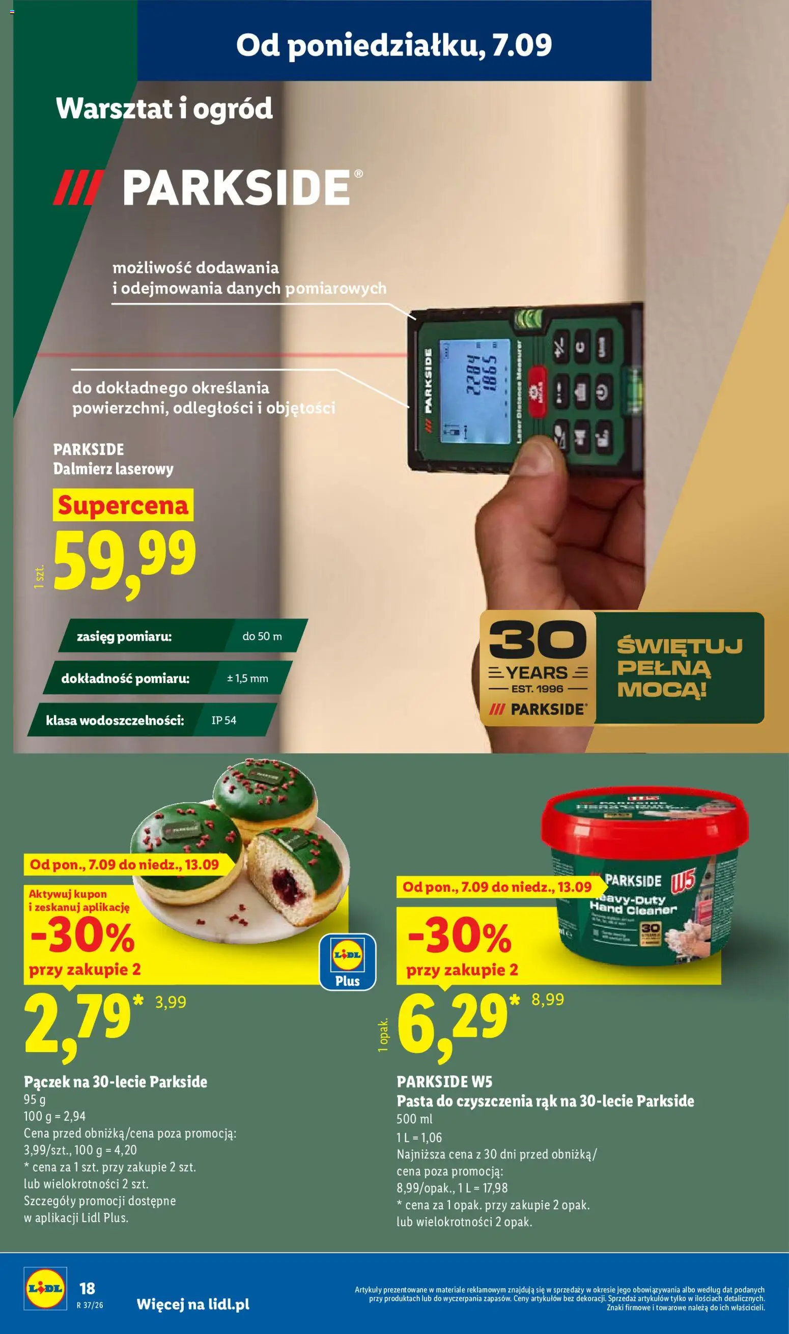Lidl Polsko katalog od 07.09.2026 | Strana: 22 | Produkty: Parkside, W5