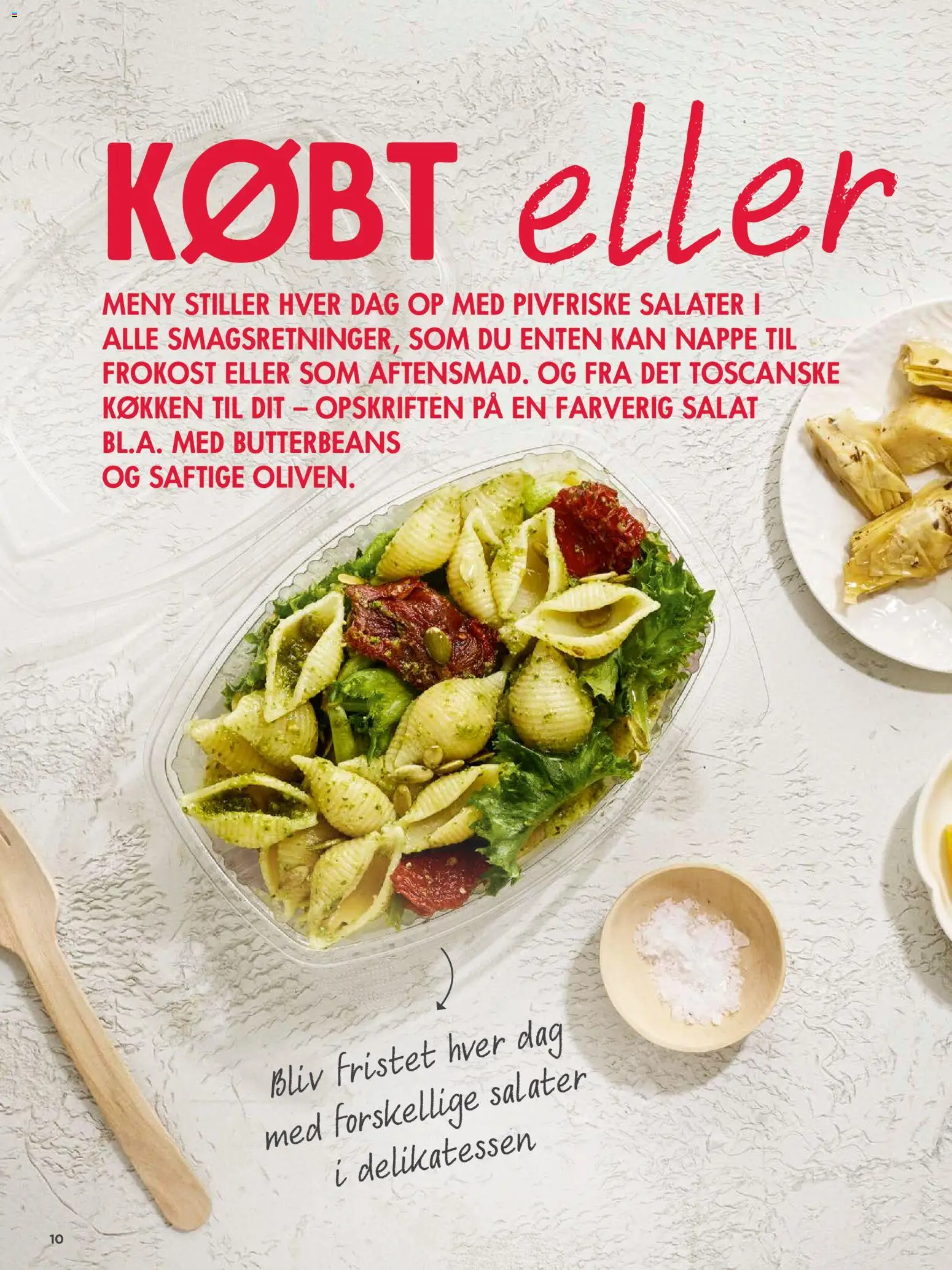 Meny tilbudsavis – gyldig fra 31/07/2026 | Side: 10 | Produkter: Salat, Søm
