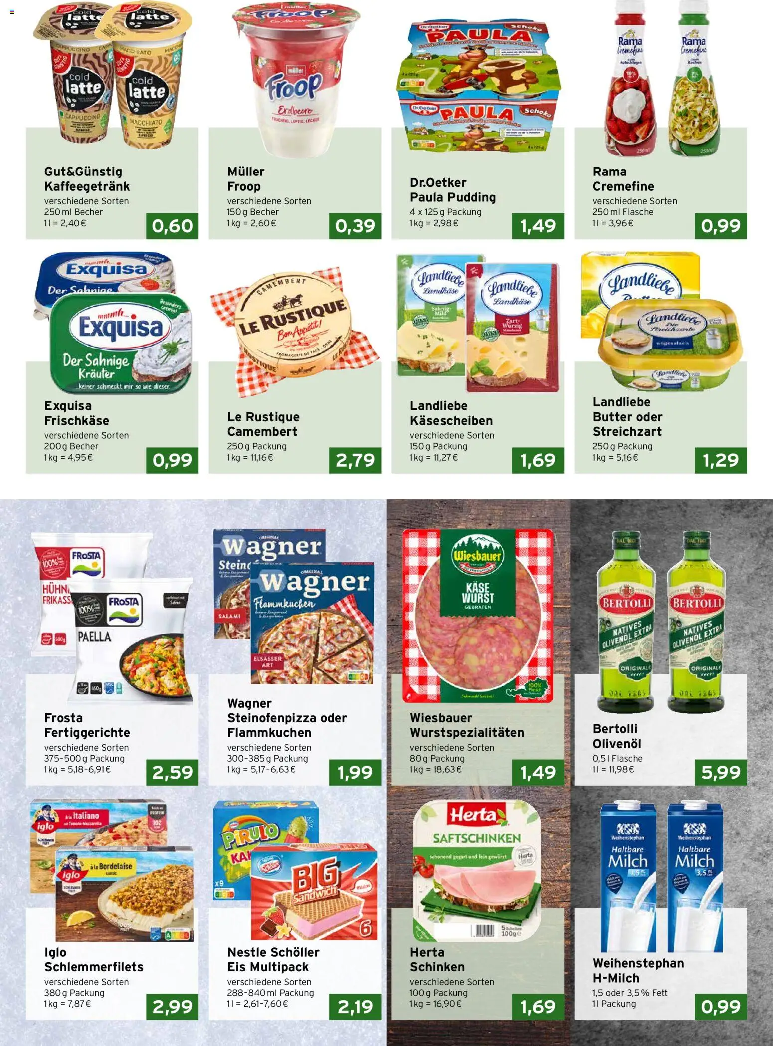 CAP Markt Prospekt – gültig ab 05.10.2026 | Seite: 2 | Produkte: Rama, Milch, Frosta, Fertiggerichte