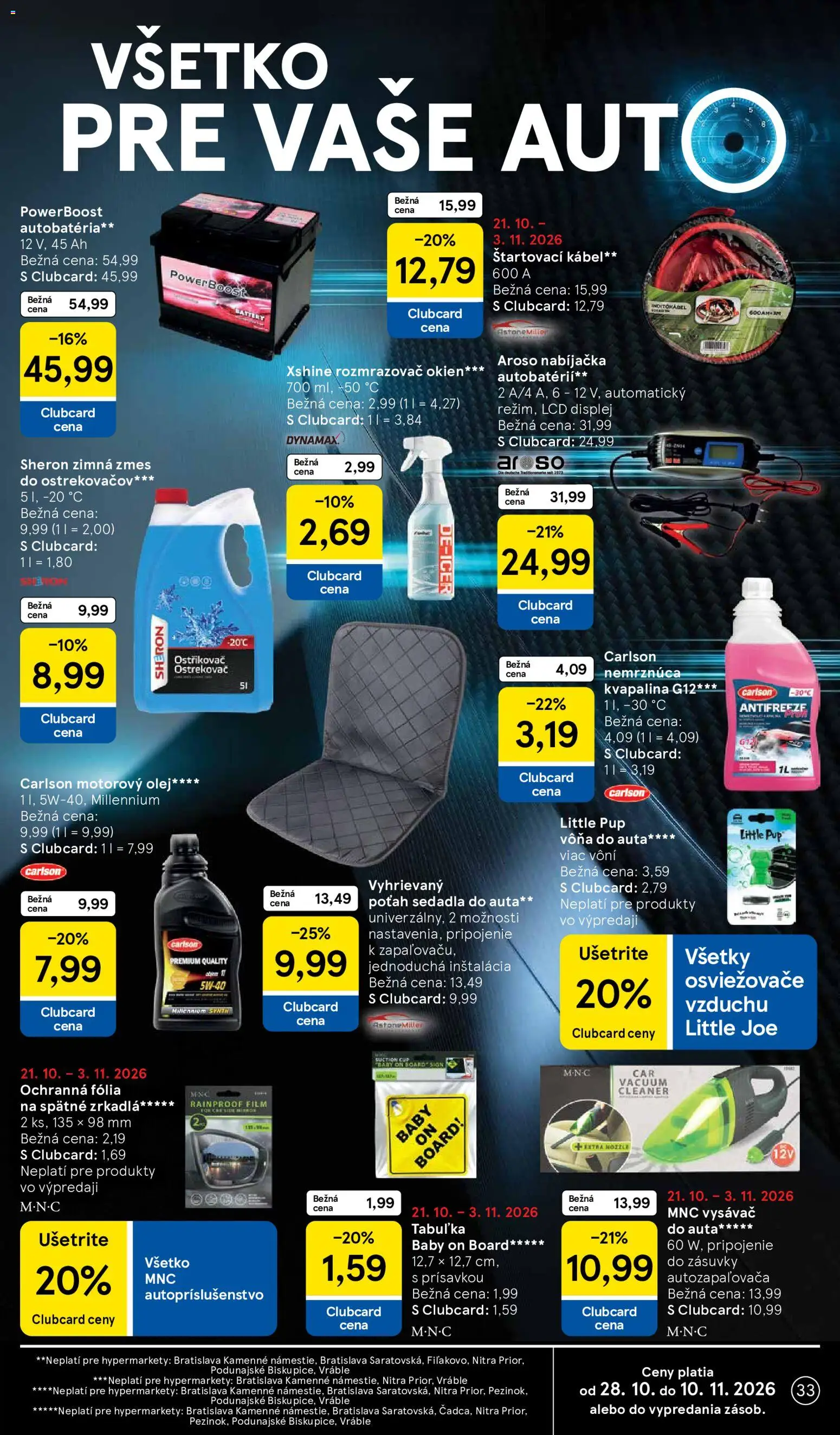 Nové Tesco akcie – leták je platný od 28.10.2026 | Strana: 33