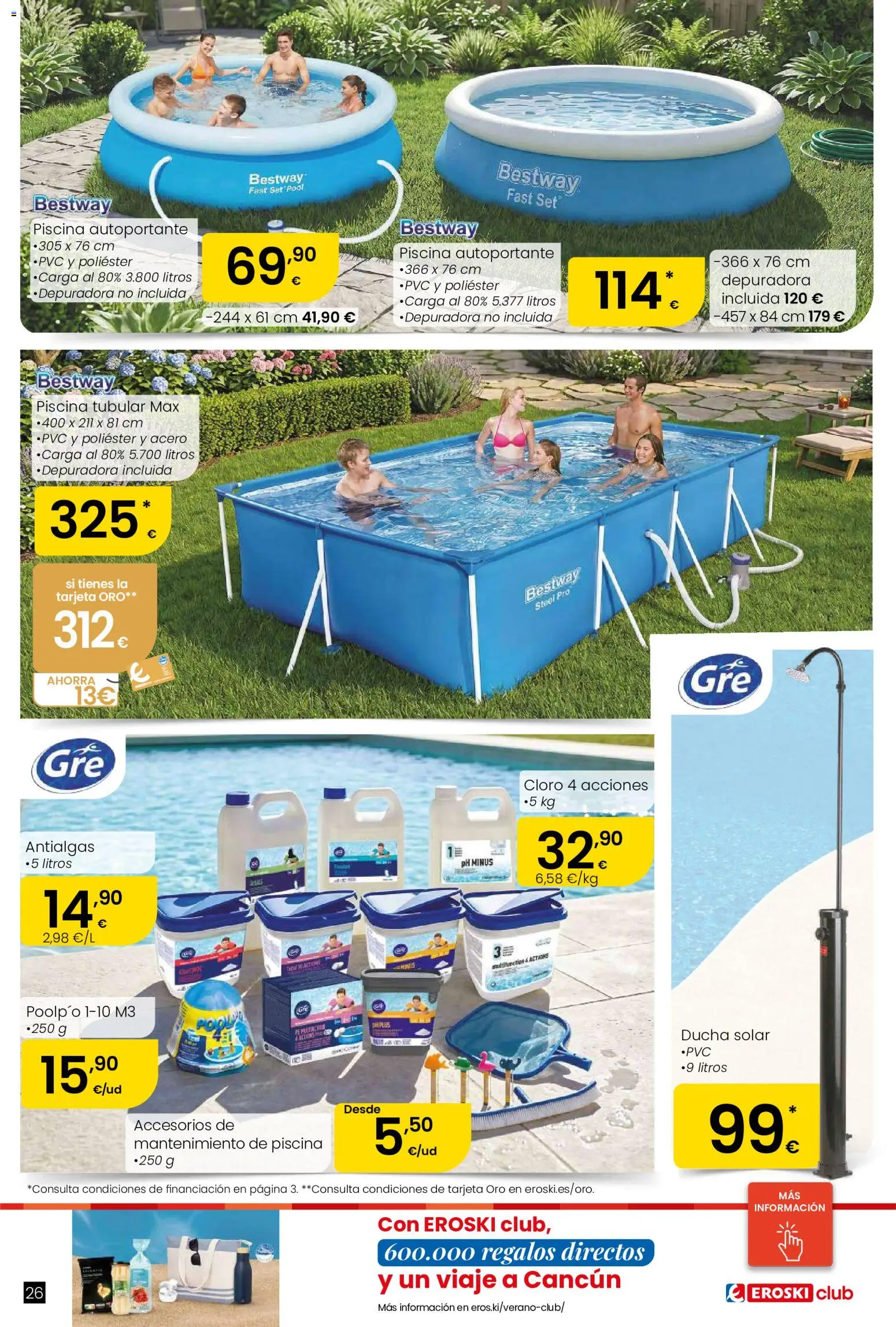 Eroski Oh! OFERTA Málaga │ válido desde el 11.06.2026 | Página: 26 | Productos: Ducha