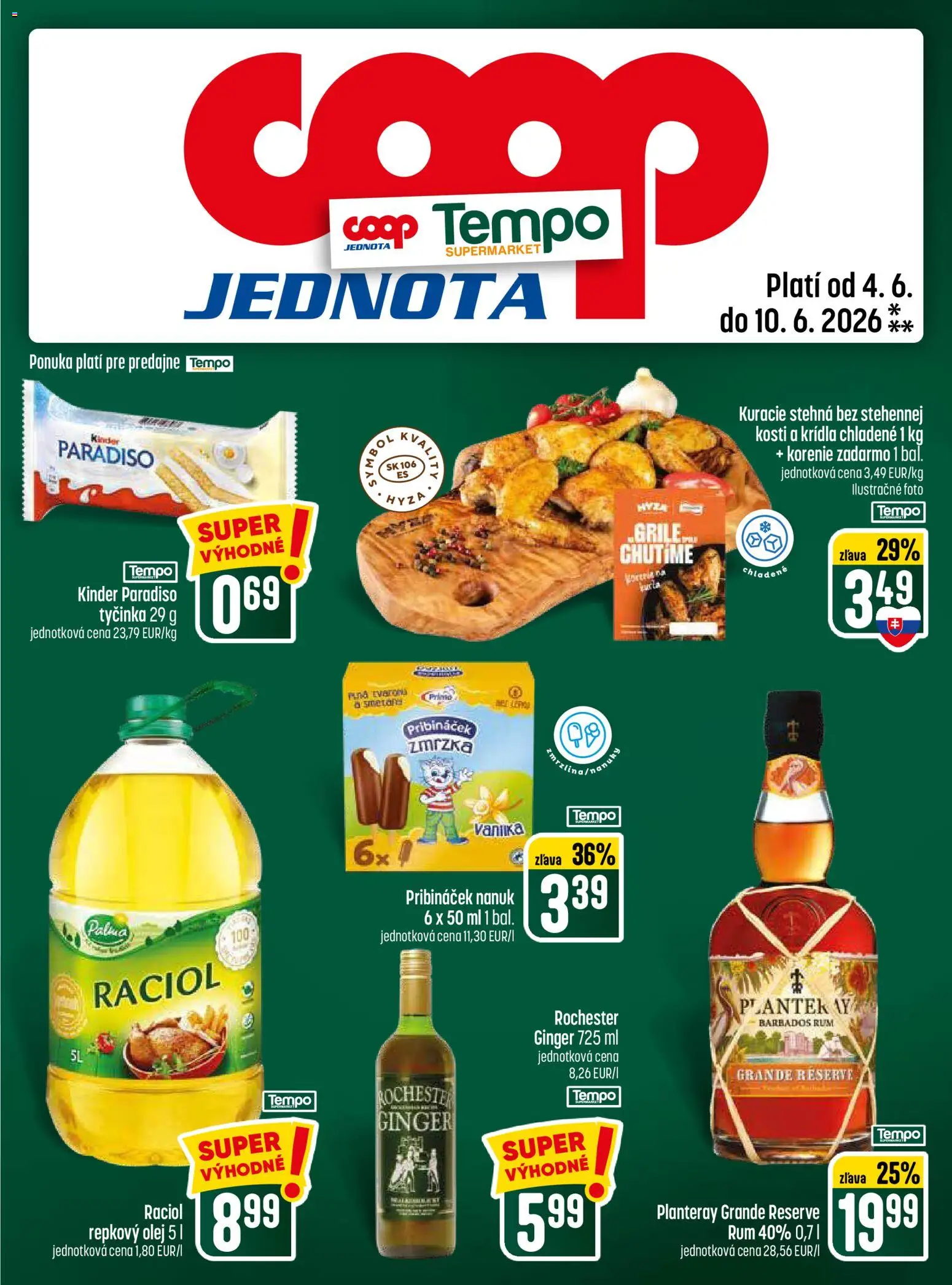 Nové COOP Jednota akcie – leták je platný od 04.06.2026 | Strana: 29