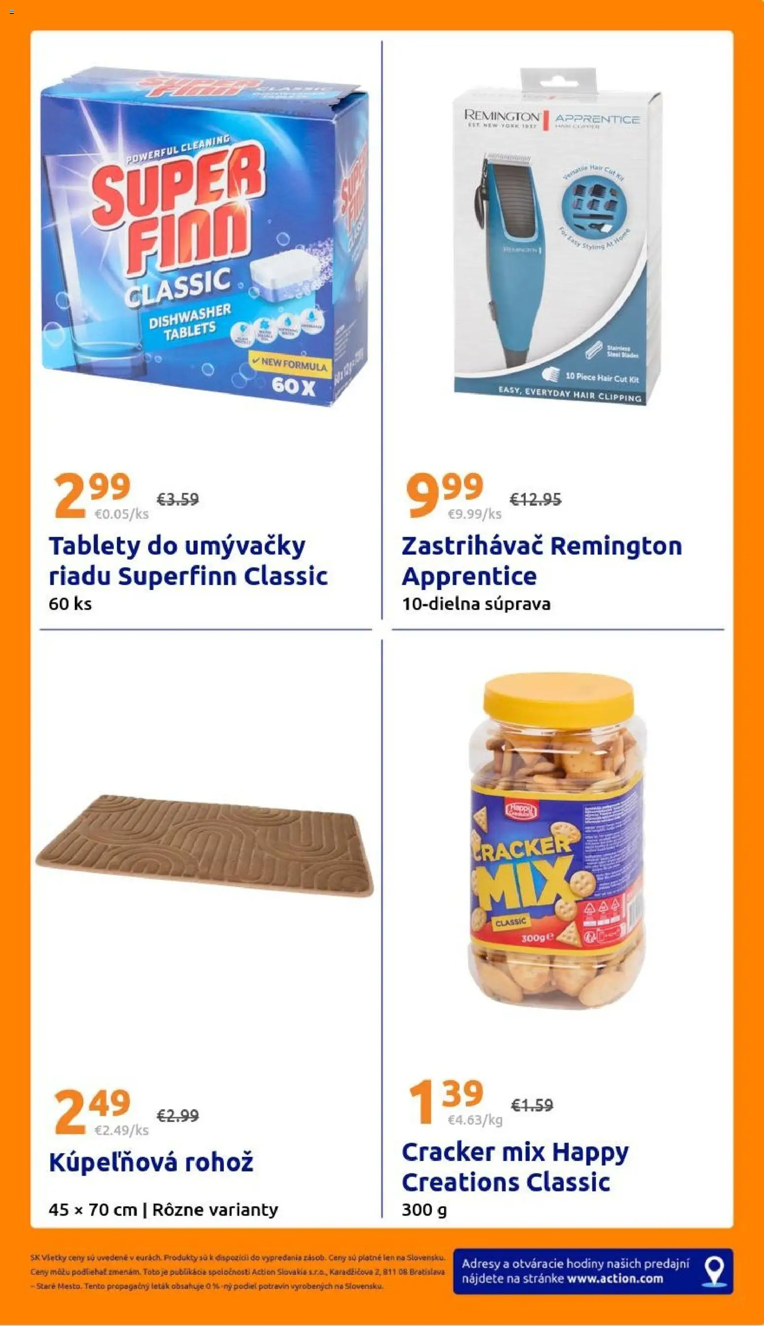 Nové Action akcie – leták je platný od 14.10.2026 | Strana: 29 | Produkty: Hodiny, Tablety do umývačky