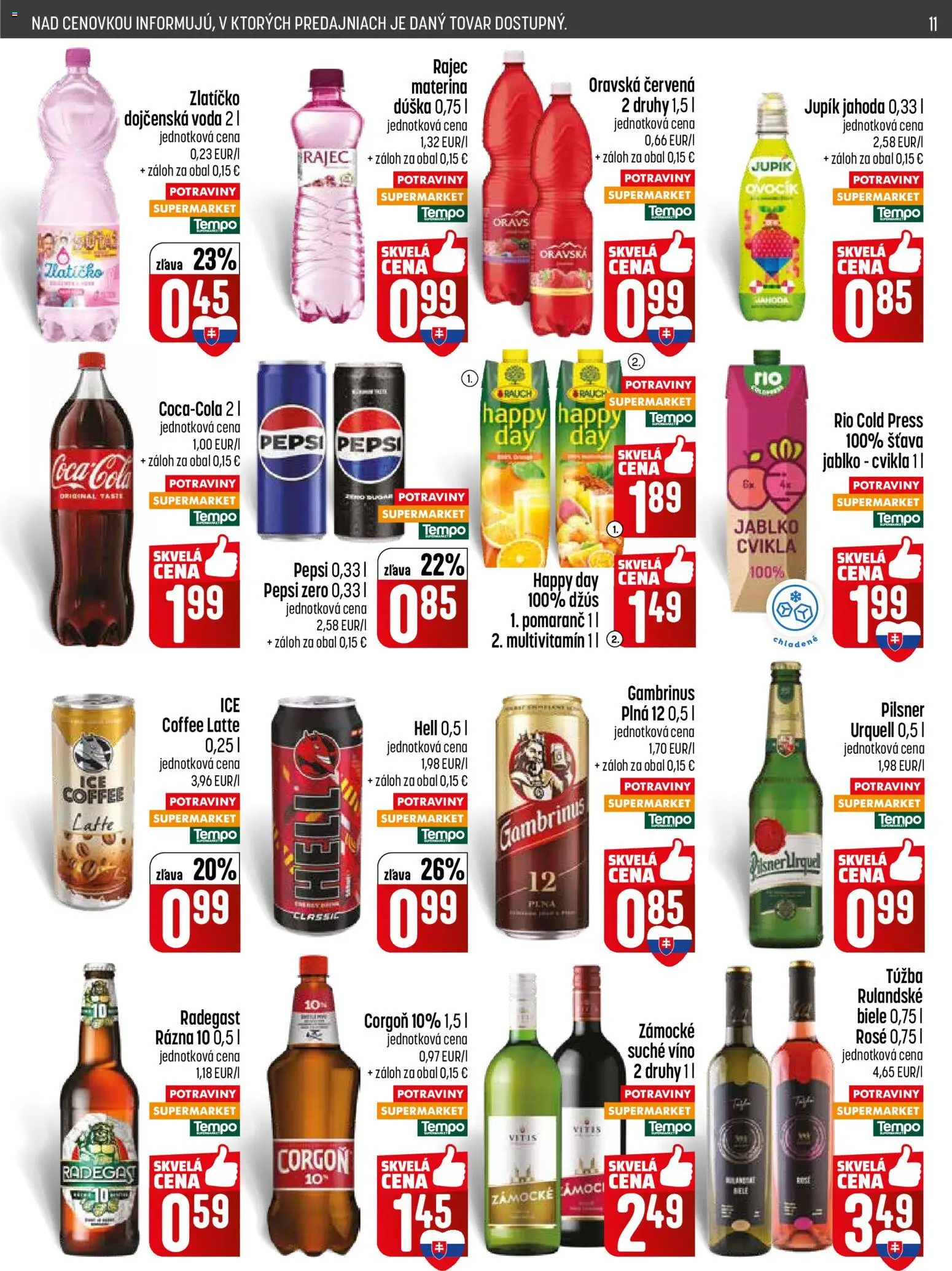Nové COOP Jednota akcie – leták je platný od 14.05.2026 | Strana: 11