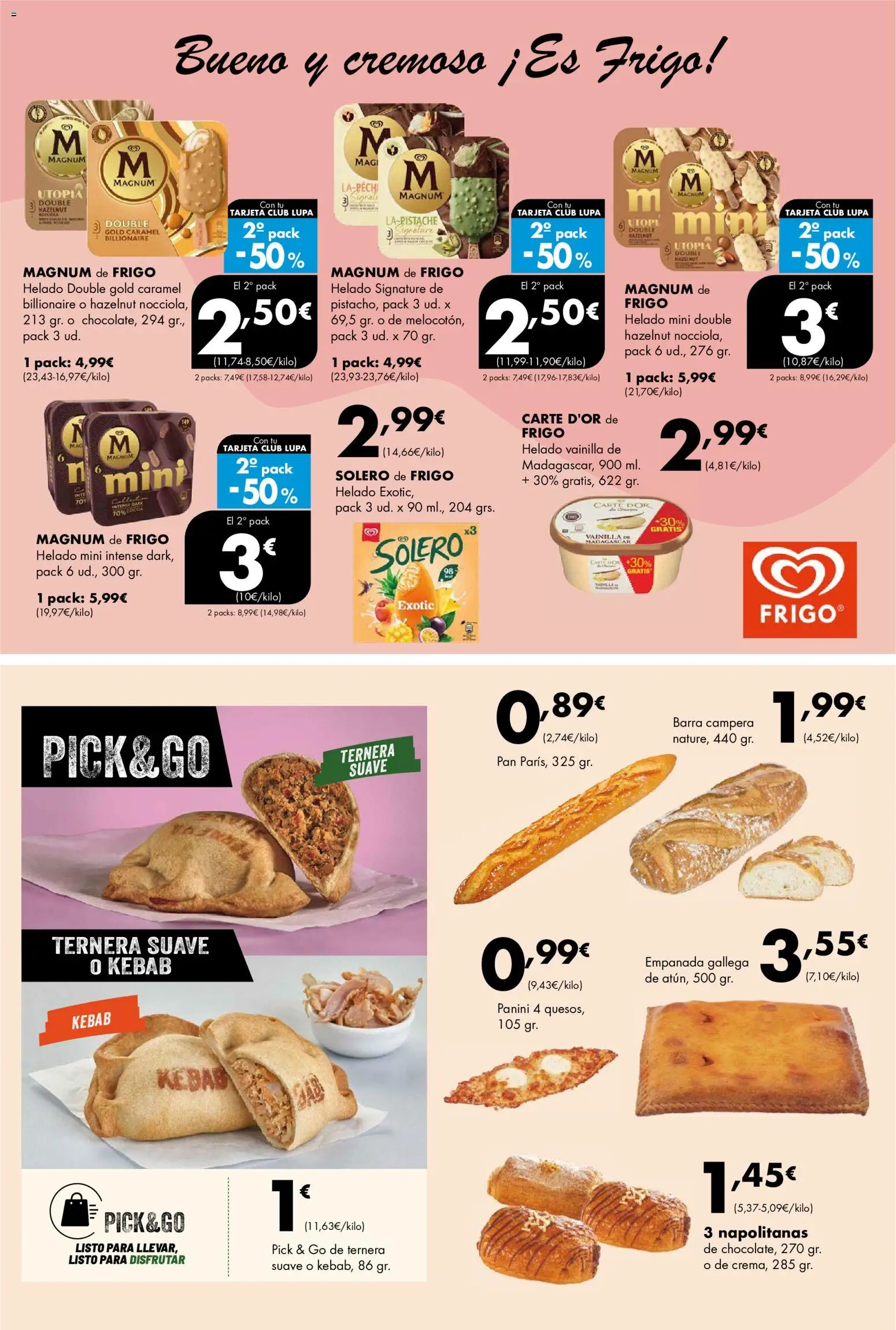 Lupa Supermercados folleto │ válido desde el 21.05.2026 | Página: 9 | Productos: Pan, Helado