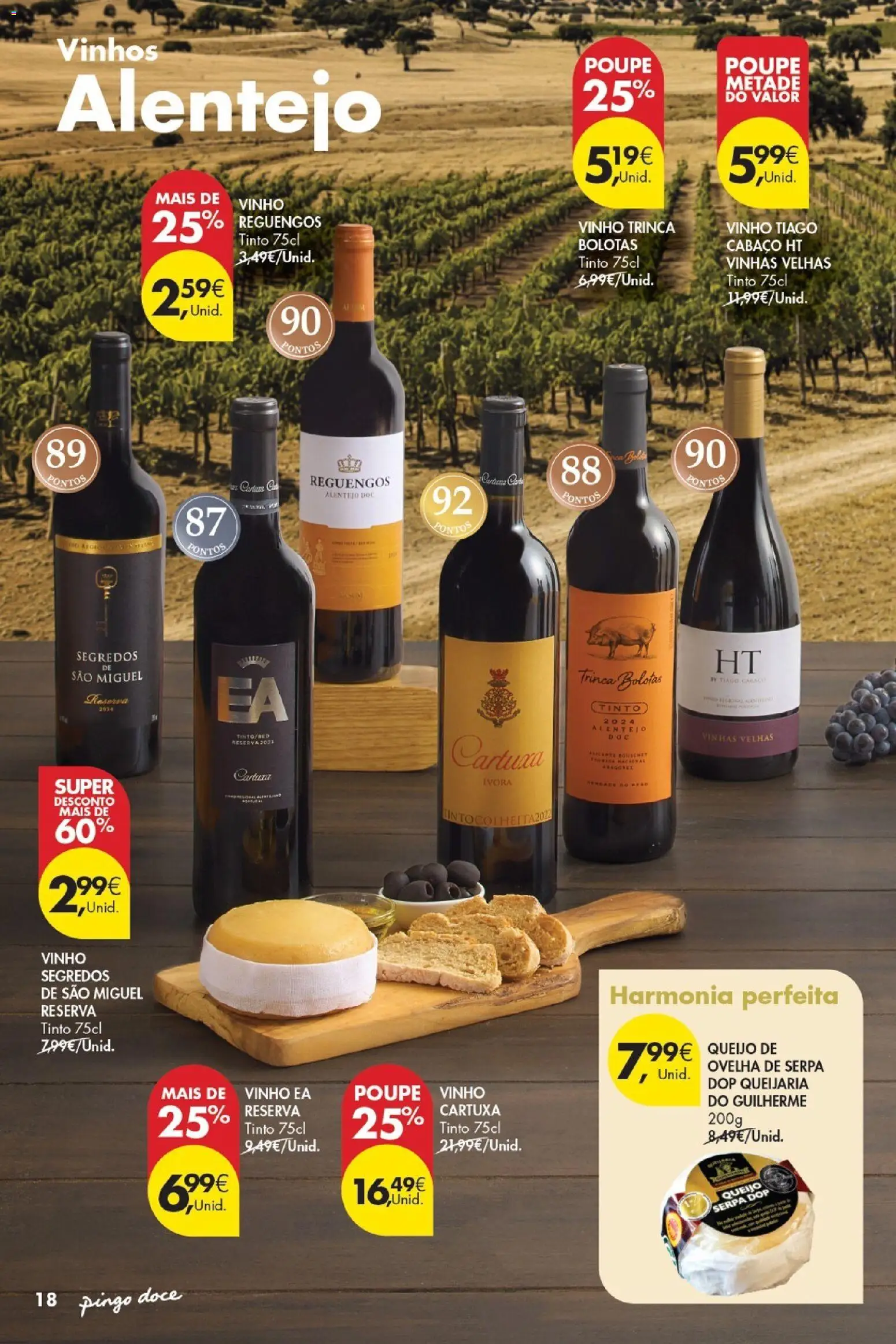 Pingo Doce - Vinhos e Sabores de Portugal Madeira │ válido de 15/09/2026 | Página: 18 | Produtos: Queijo, Vinho