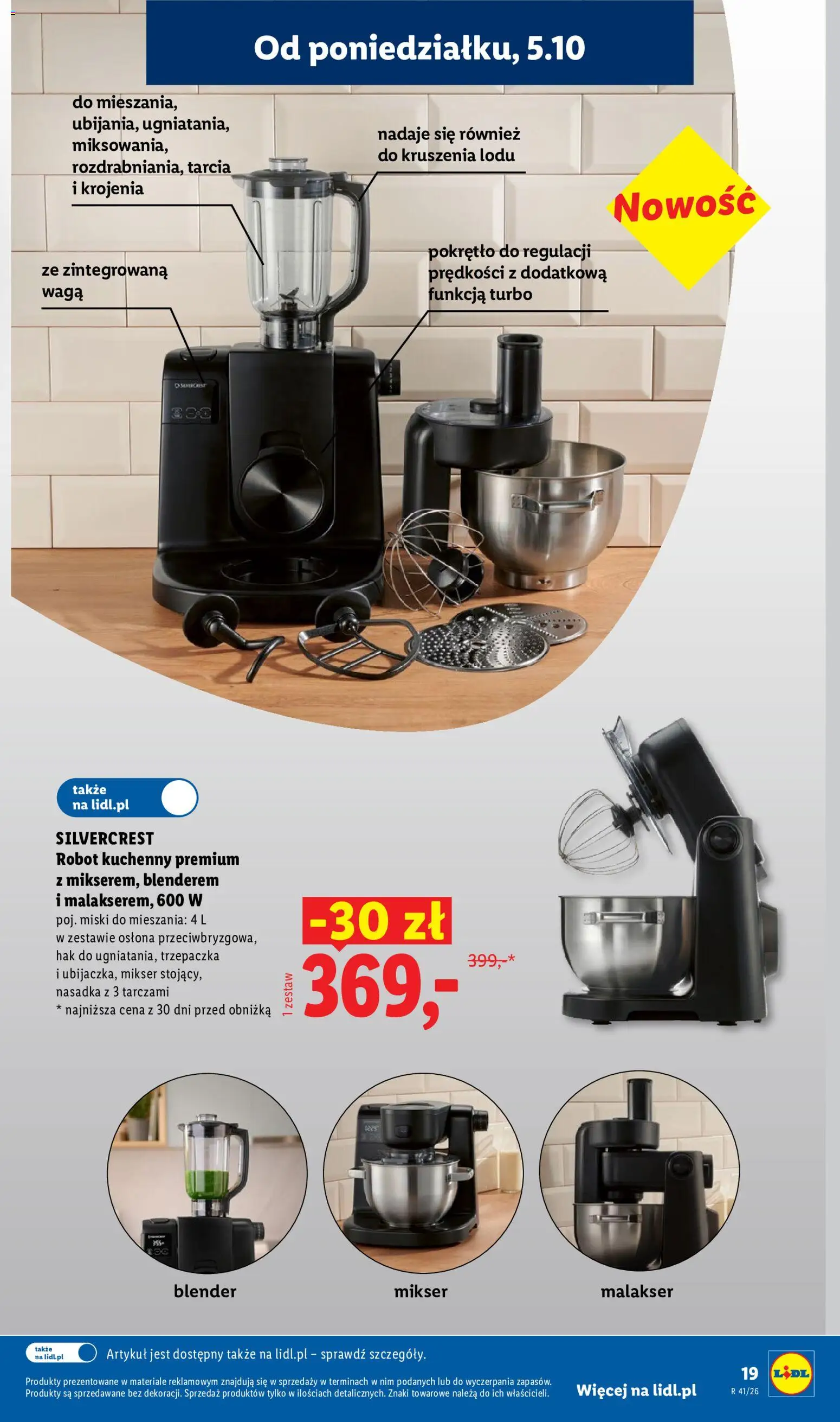 Lidl Polsko katalog od 05.10.2026 | Strana: 23 | Produkty: Robot