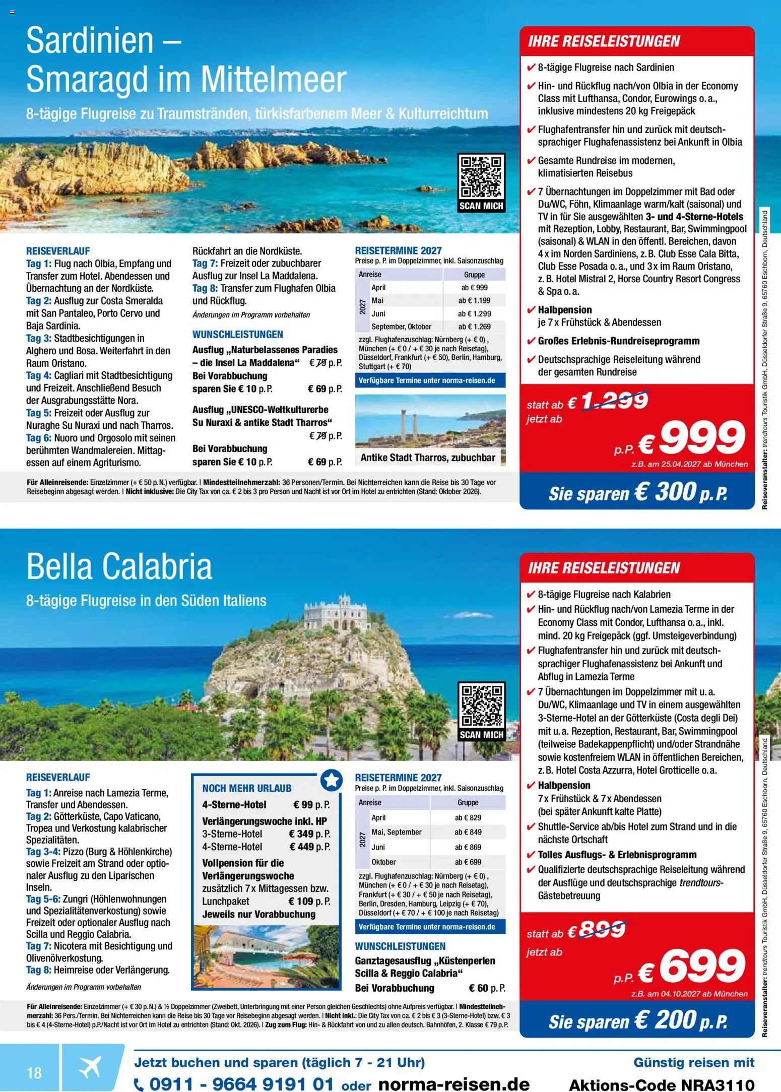 Norma Reisen – gültig ab 01.10.2026 | Seite: 18