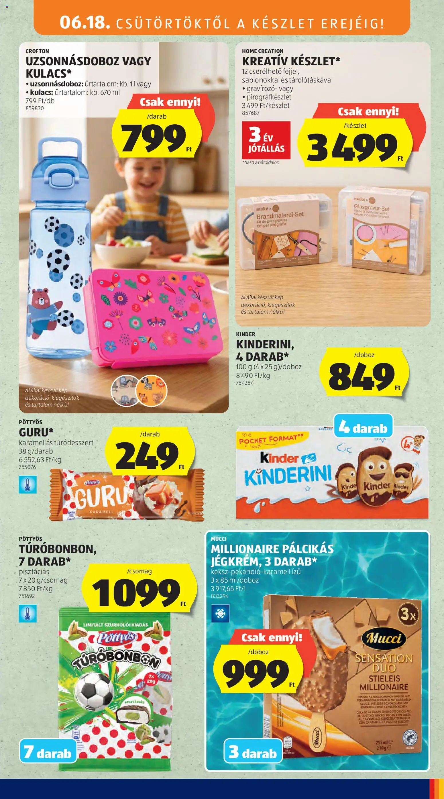 Aldi akciós ujság - amely érvényes a következő dátumtól: 18.06.2026 | Oldal: 5