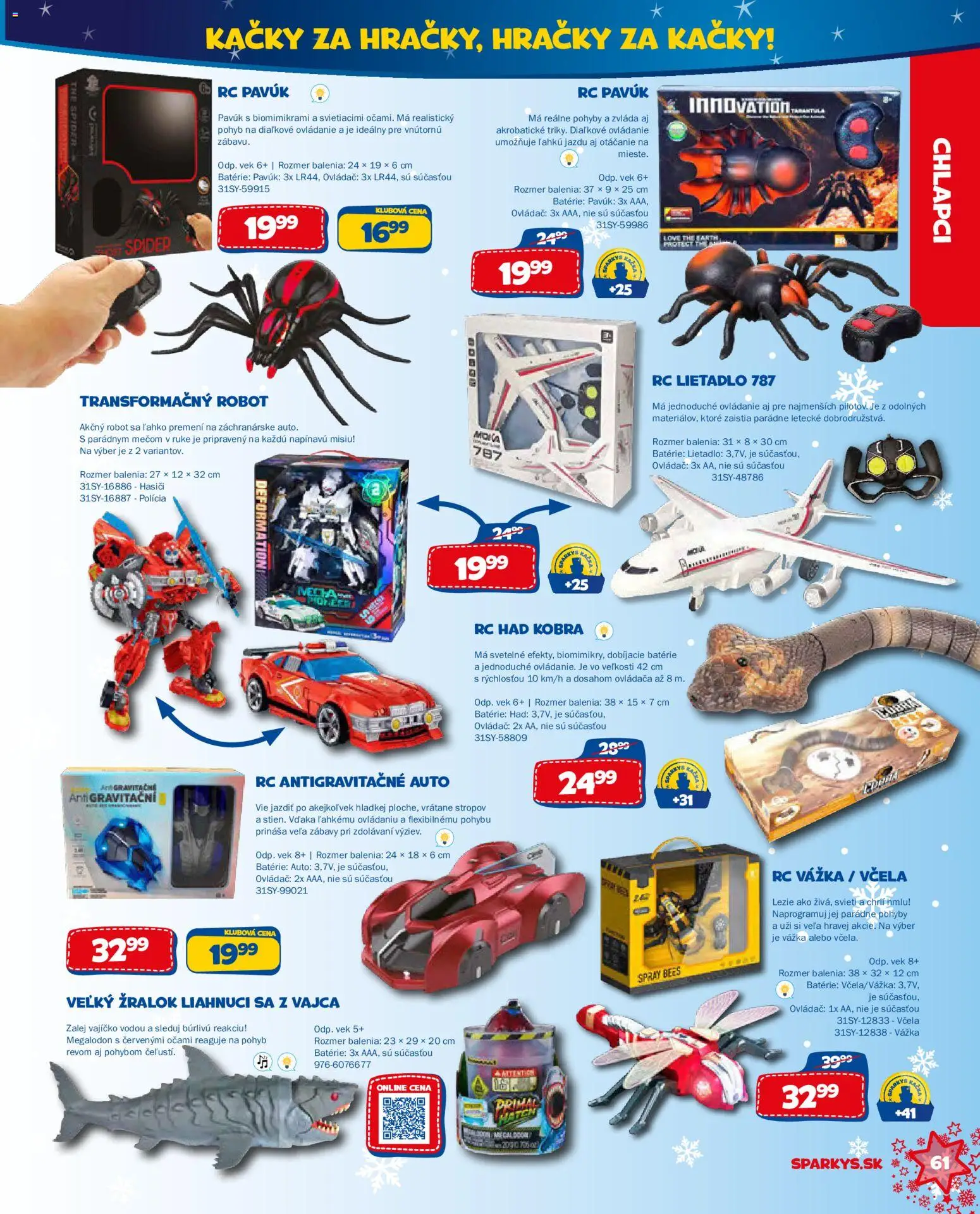 Nové ALLTOYS akcie – leták je platný od 06.10.2026 | Strana: 61 | Produkty: Robot, Batérie, Hračky