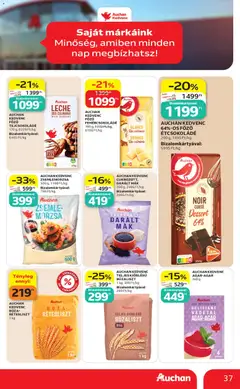 Auchan akciós újság - amely érvényes a következő dátumtól: 07.05.2026 | Oldal: 37
