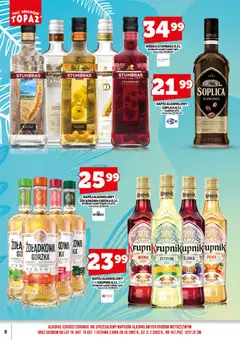 Pogląd oferty "Topaz gazetka alkoholowa" - ważna od 17.07.2026 | Strona: 10 | Produkty: Cytryna, Pigwa, Vodka, Alkohol