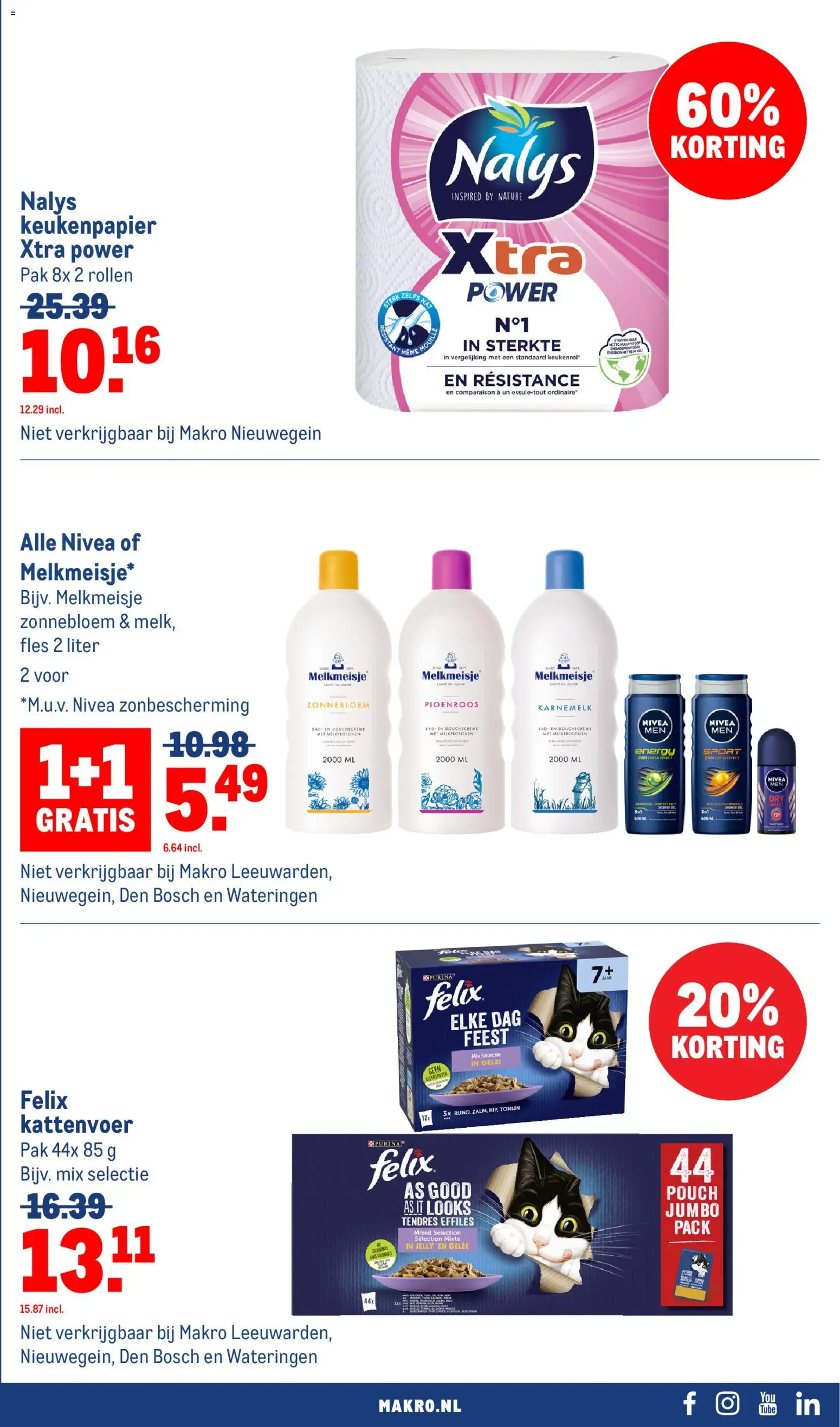 {H1} | Pagina: 13 | Producten: Keukenpapier, Karnemelk, Tonijn, Kattenvoer