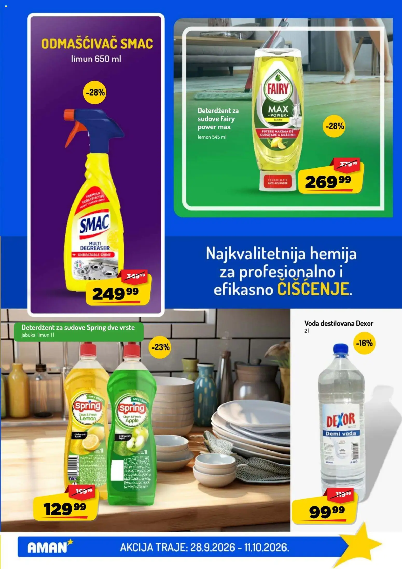 Aman katalog - važi od 28.09.2026 | Strana: 43 | Proizvode: Deterdžent, Deterdžent za sudove, Voda, Limun