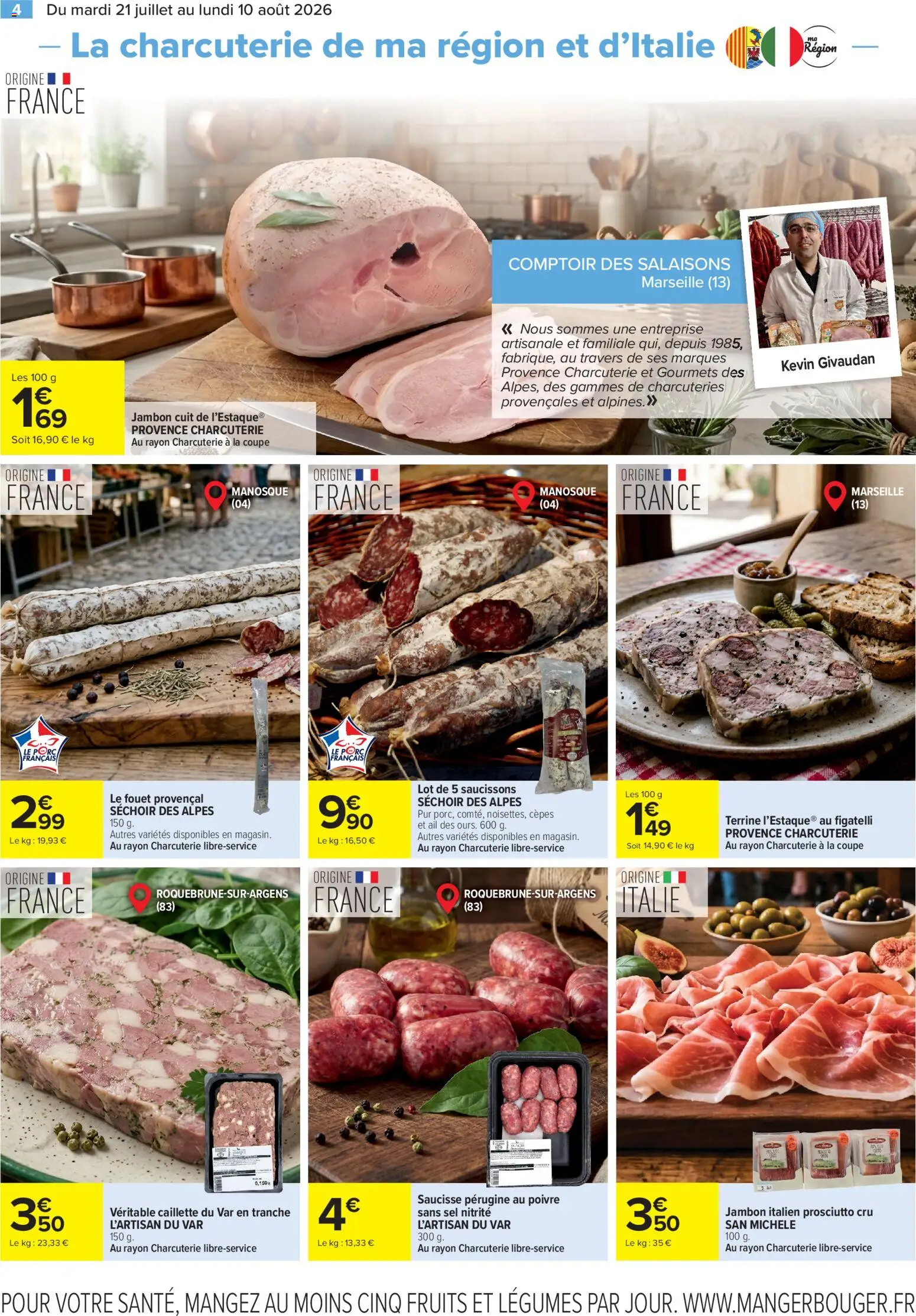 {H1} | Page: 4 | Produits: Séchoir, Ail, Poivre, Saucisse