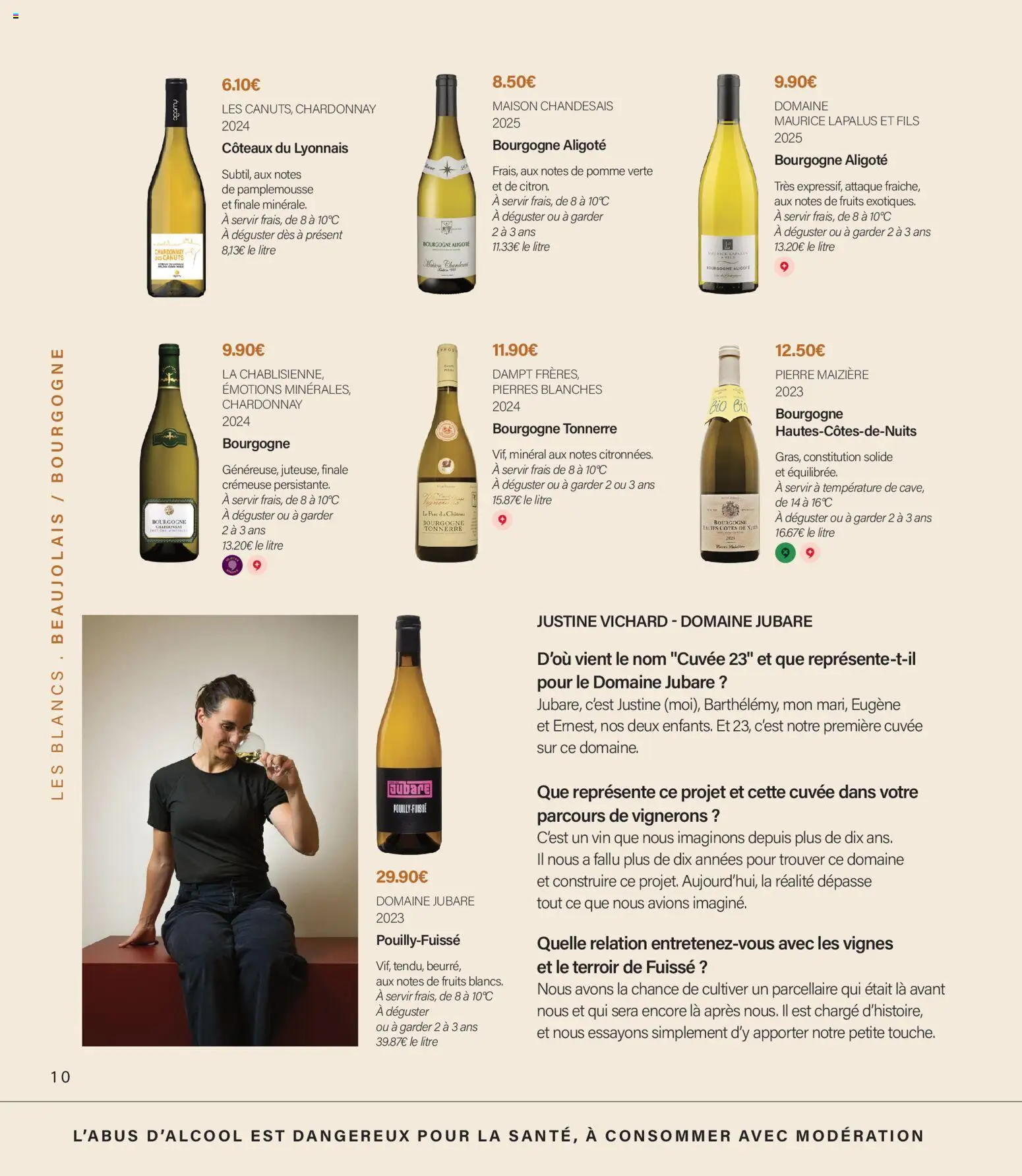 {H1} | Page: 10 | Produits: Bourgogne Aligoté, Pamplemousse, Fruits, Bourgogne