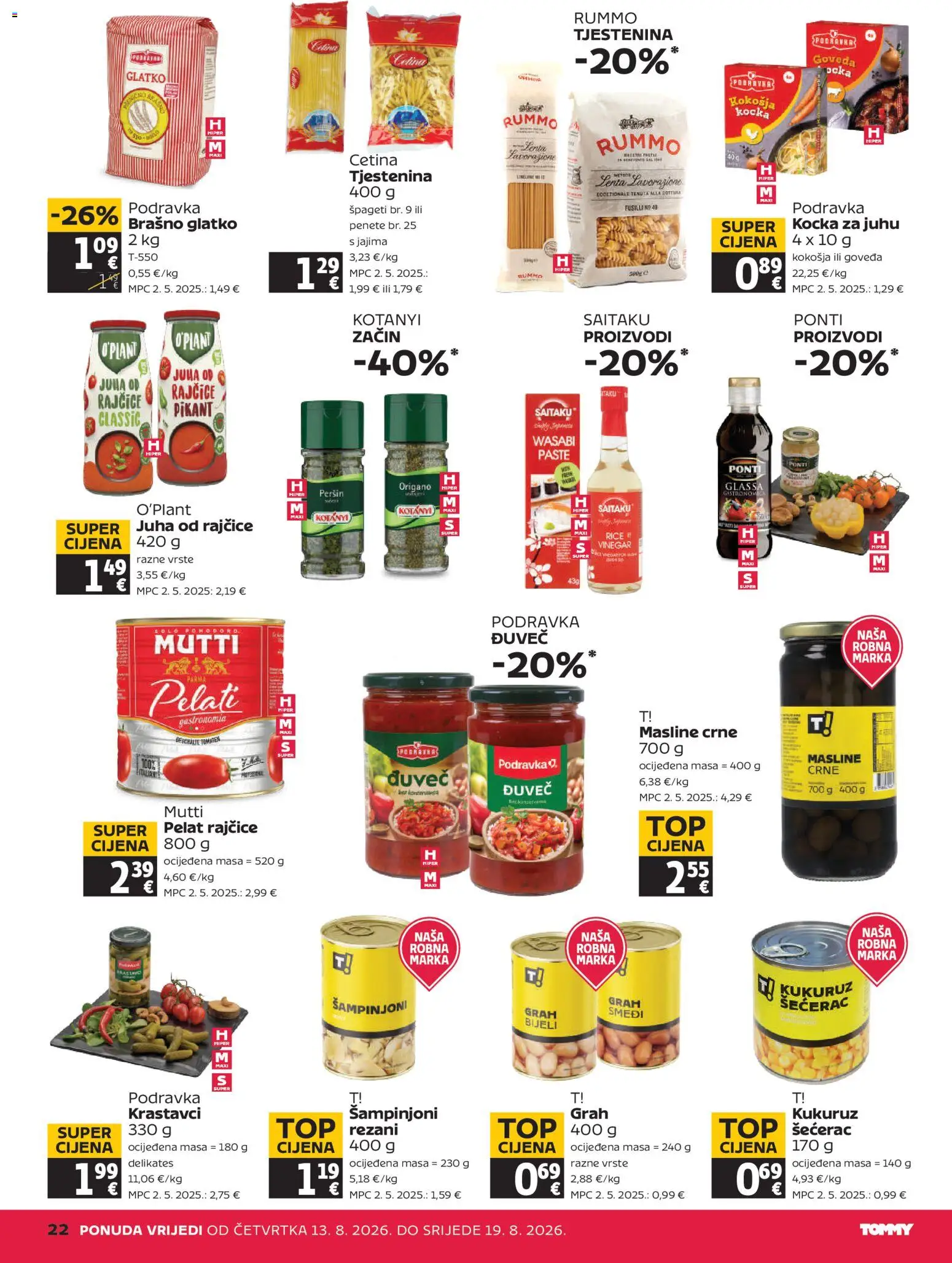 Tommy katalog | vrijedi od 13.08.2026 | Stranica: 22