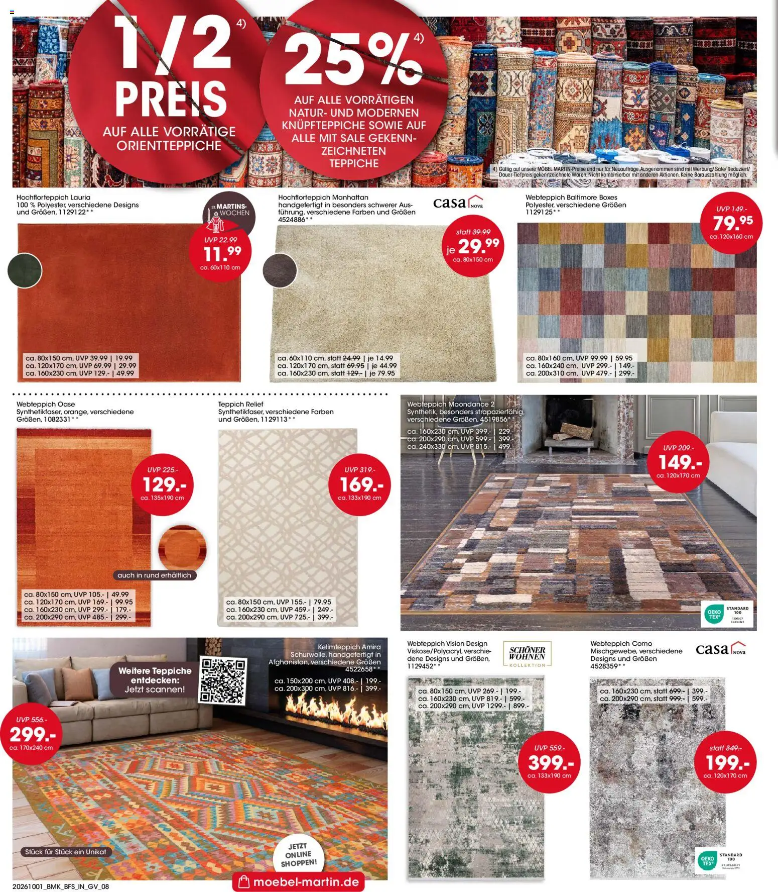 Möbel Martin Prospekt – gültig ab 01.10.2026 | Seite: 8 | Produkte: Teppich