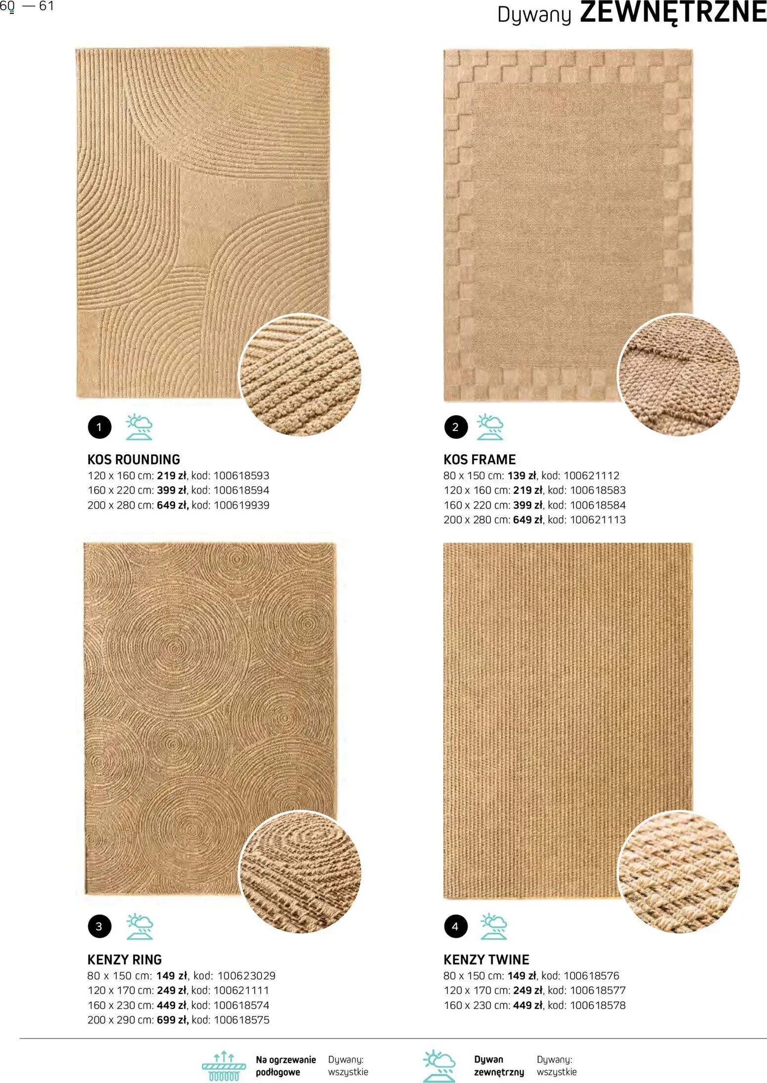 Komfort gazetka - Katalog dywanów od 07.10.2026 | Strona: 60 | Produkty: Dywan, Dywany