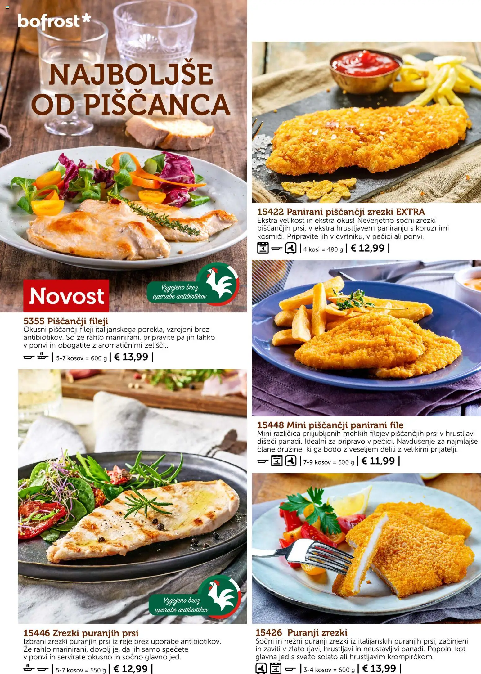 Novi Bofrost katalog ponudbe – veljaven od 01.10.2026 | Stran: 72 | Izdelki: Zrezki