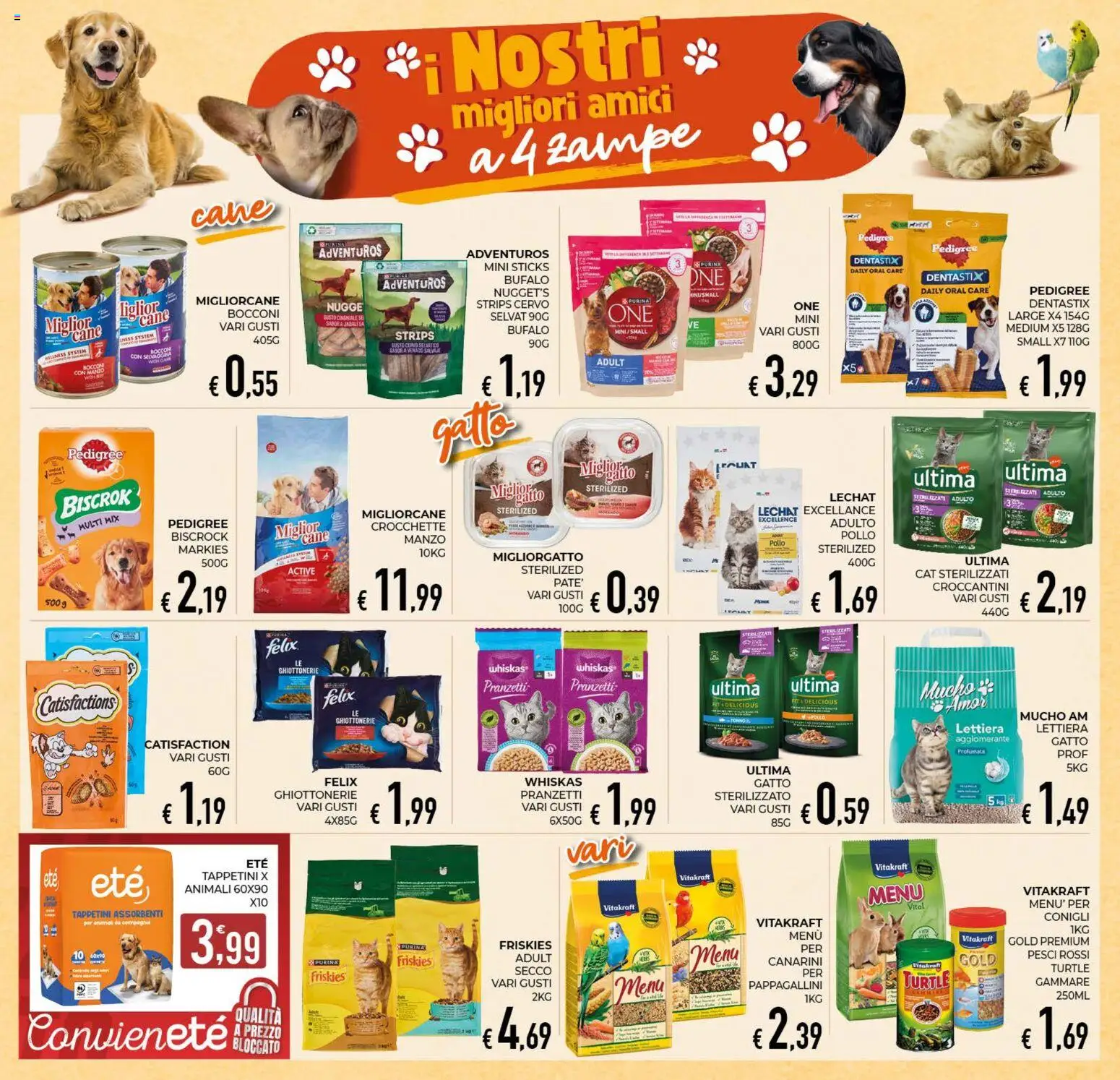 Volantino Eté del 22/09/2026 | Pagina: 15 | Prodotti: Pollo, Manzo, Crocchette, Bufalo